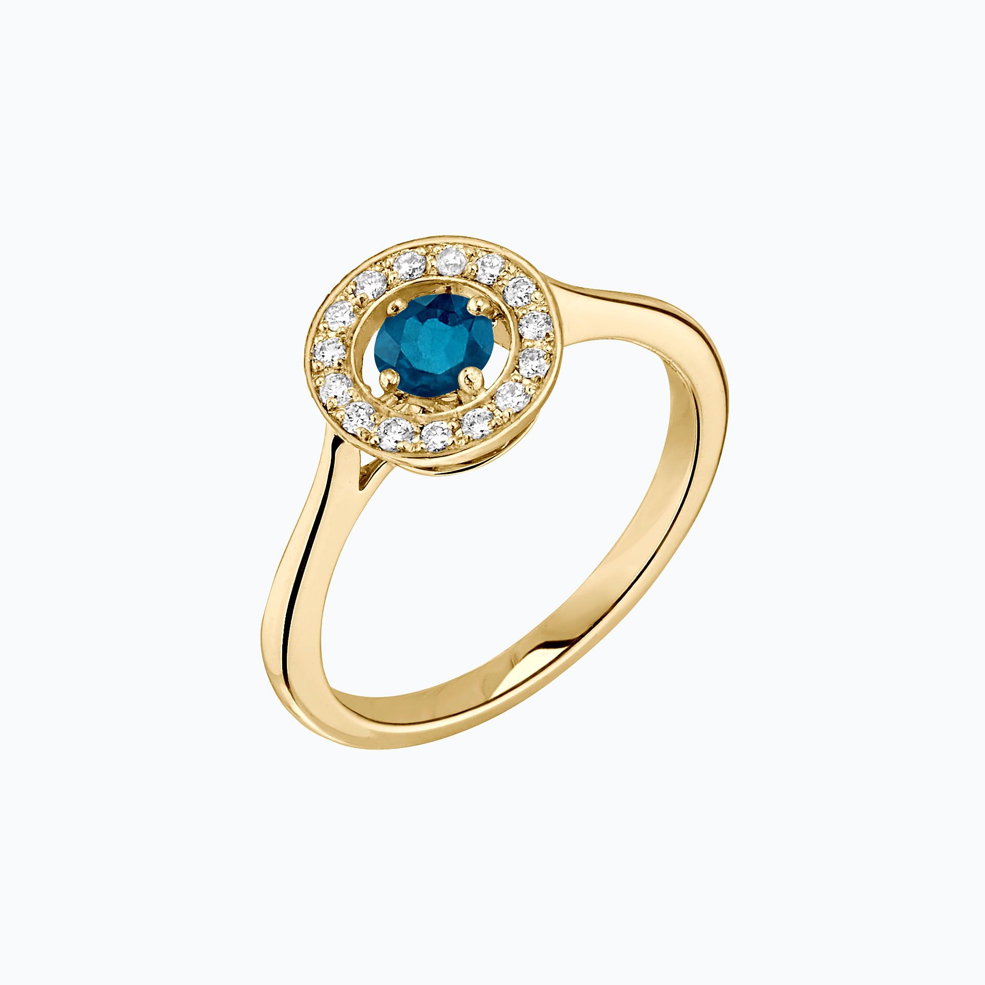 Solitaire Attraction Topaze Blue London