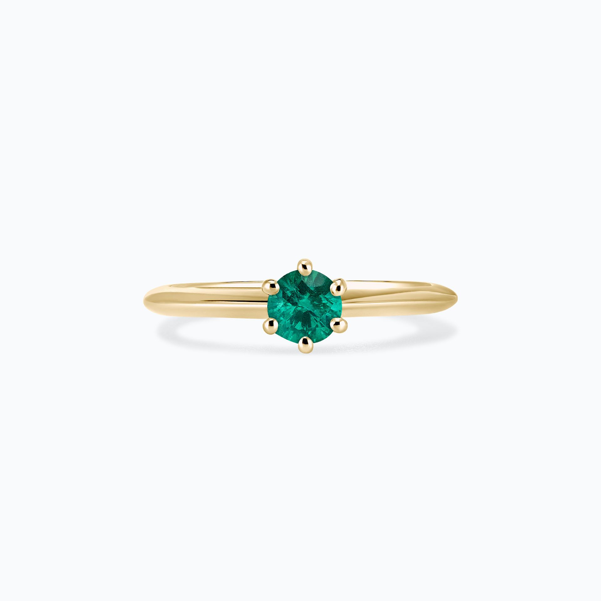 Solitaire Amy Émeraude 4.5 mm