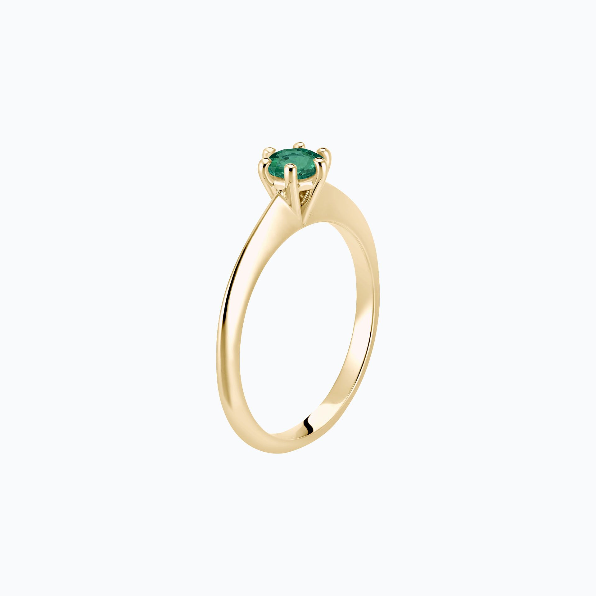 Solitaire Amy Émeraude 4.5 mm