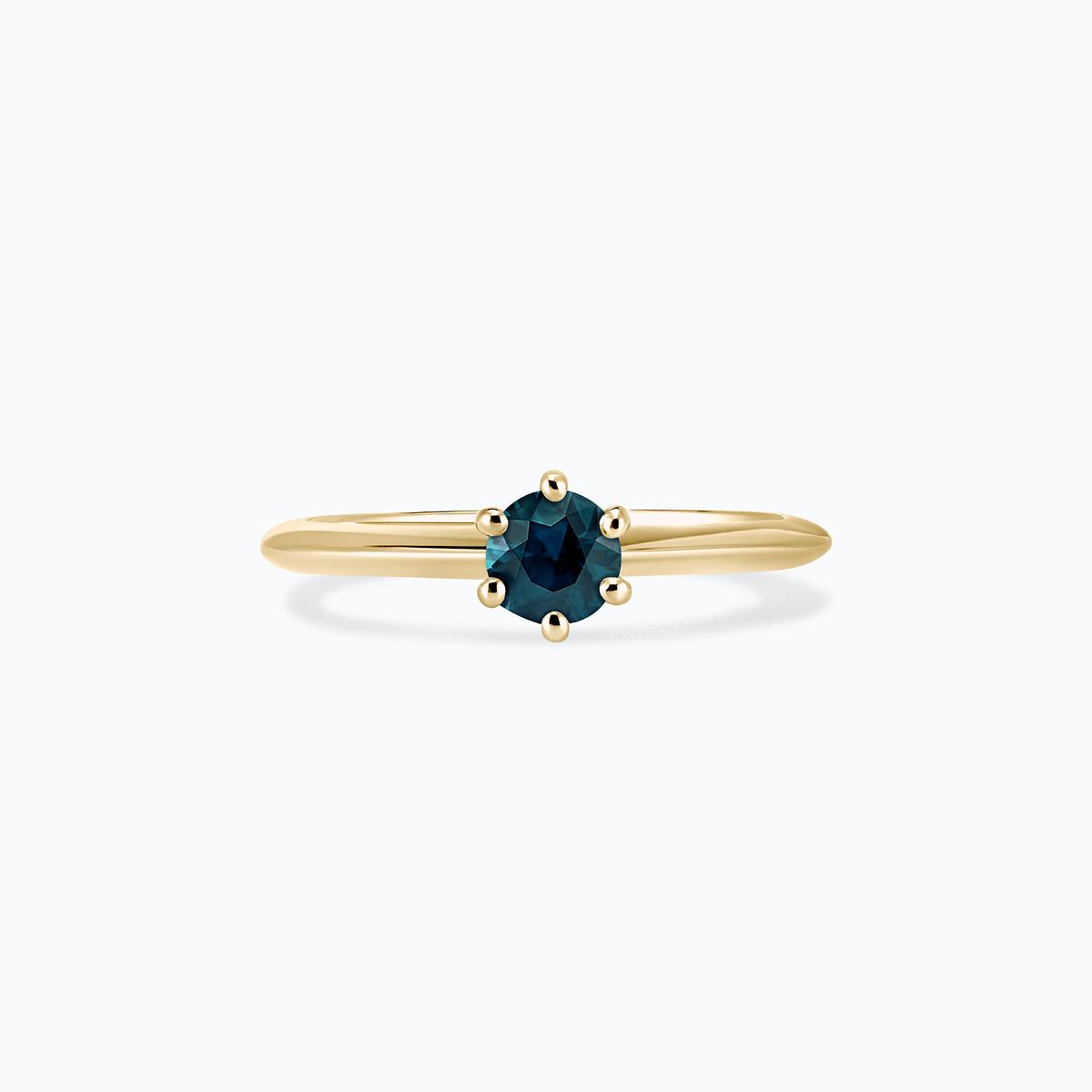 Solitaire Amy Topaze Blue London 4.5 mm