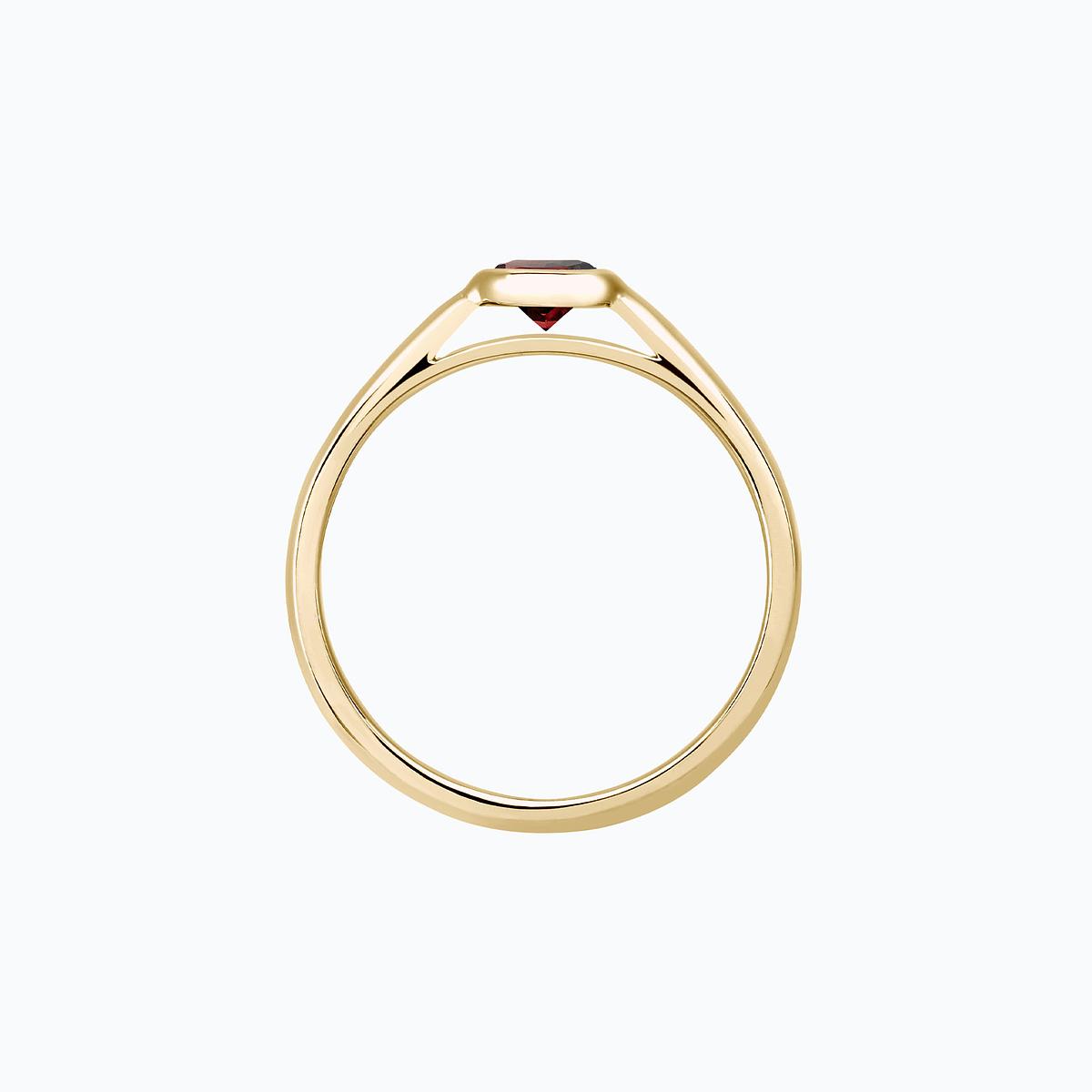 Solitaire Chloé Grenat