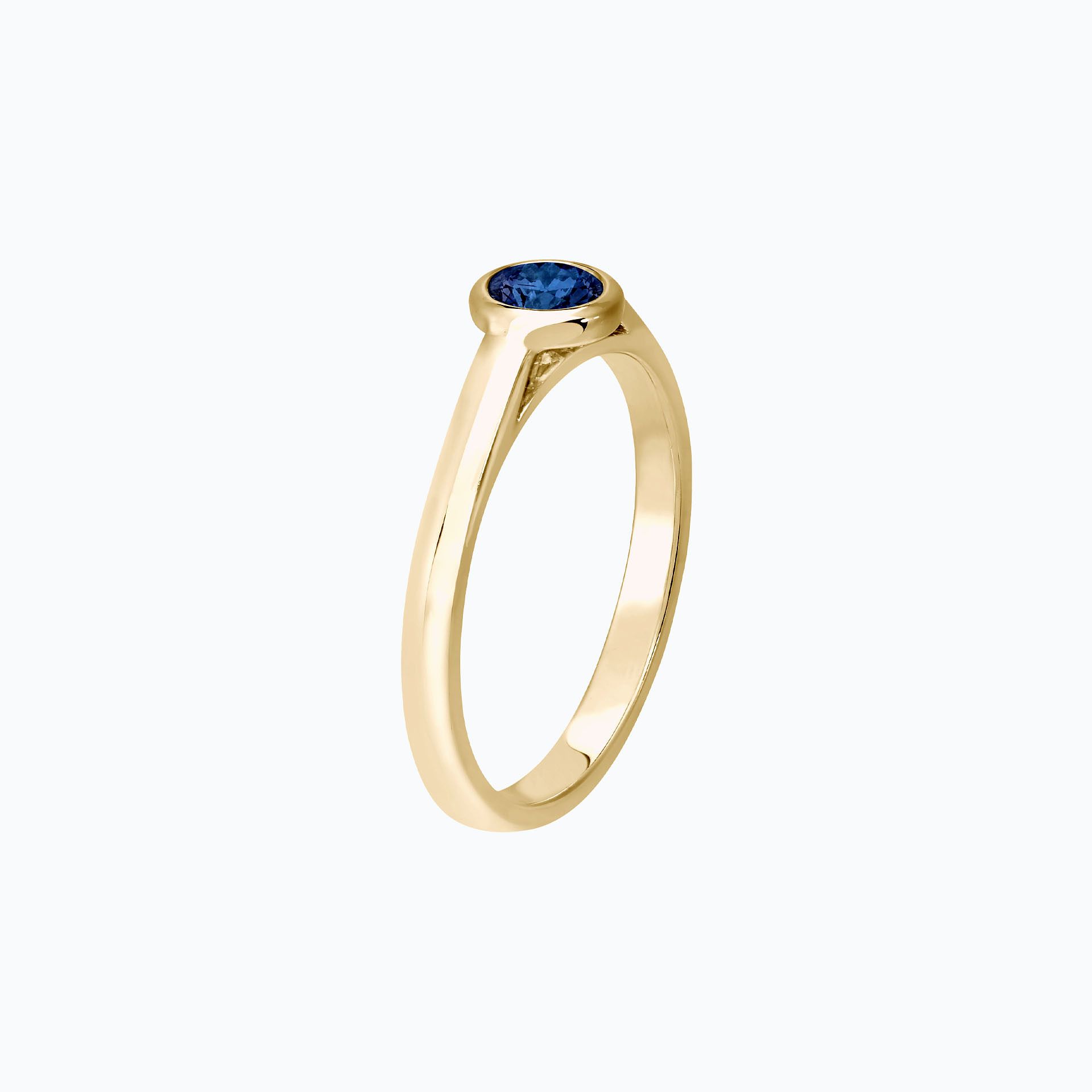 Solitaire Chloé Saphir