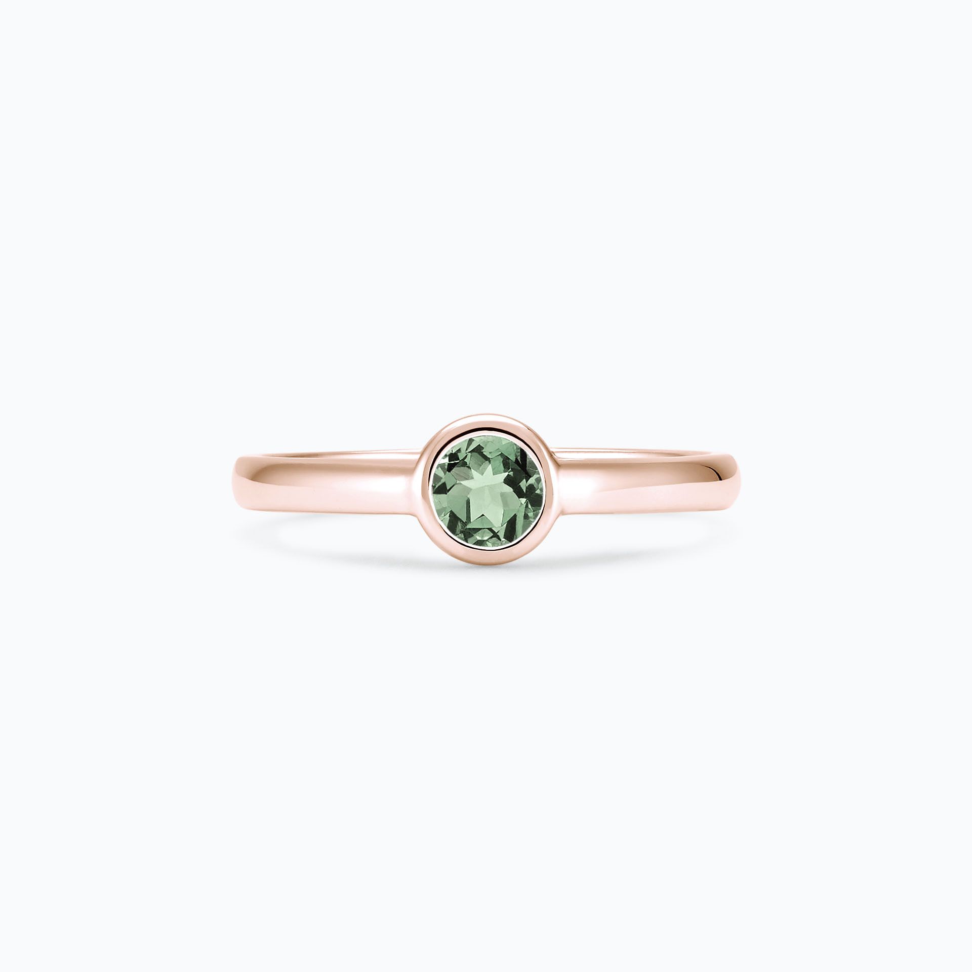 Solitaire Chloé Saphir Vert