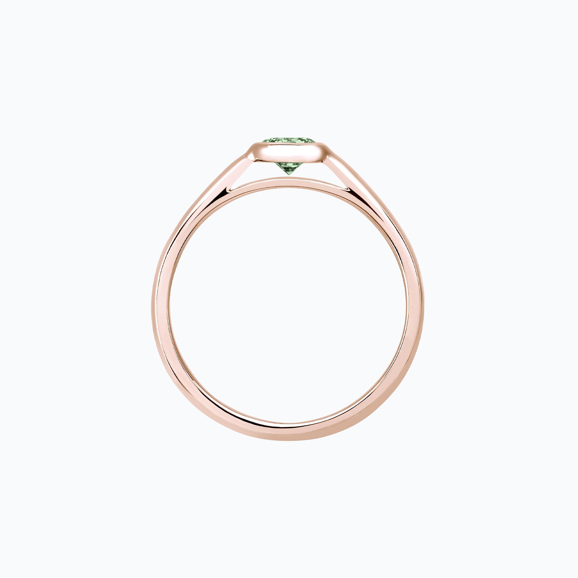 Solitaire Chloé Saphir Vert
