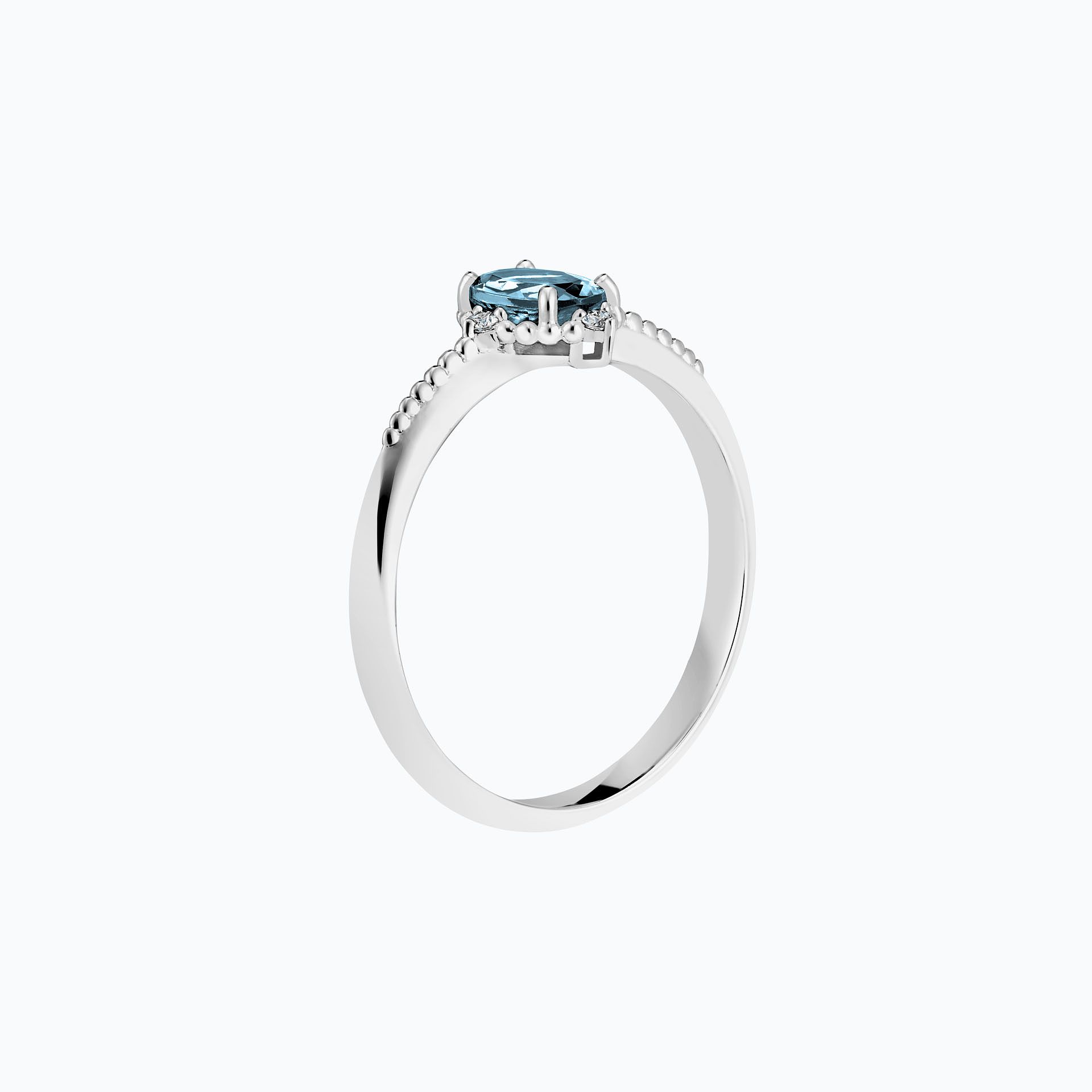 Solitaire Colette Aigue-Marine