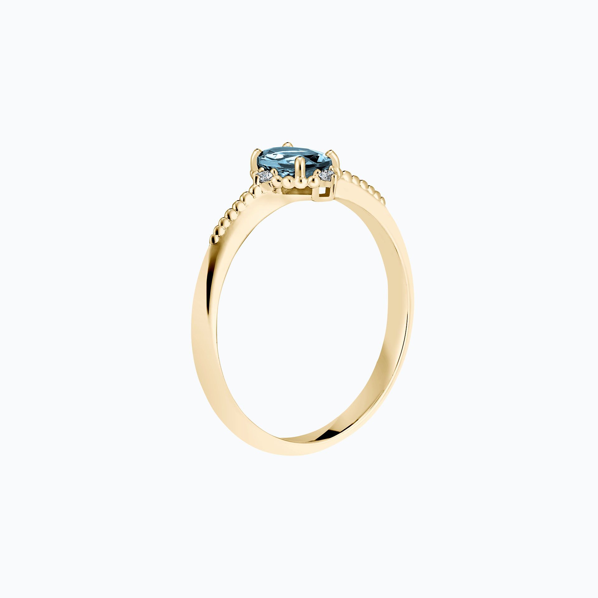 Solitaire Colette Aigue-Marine