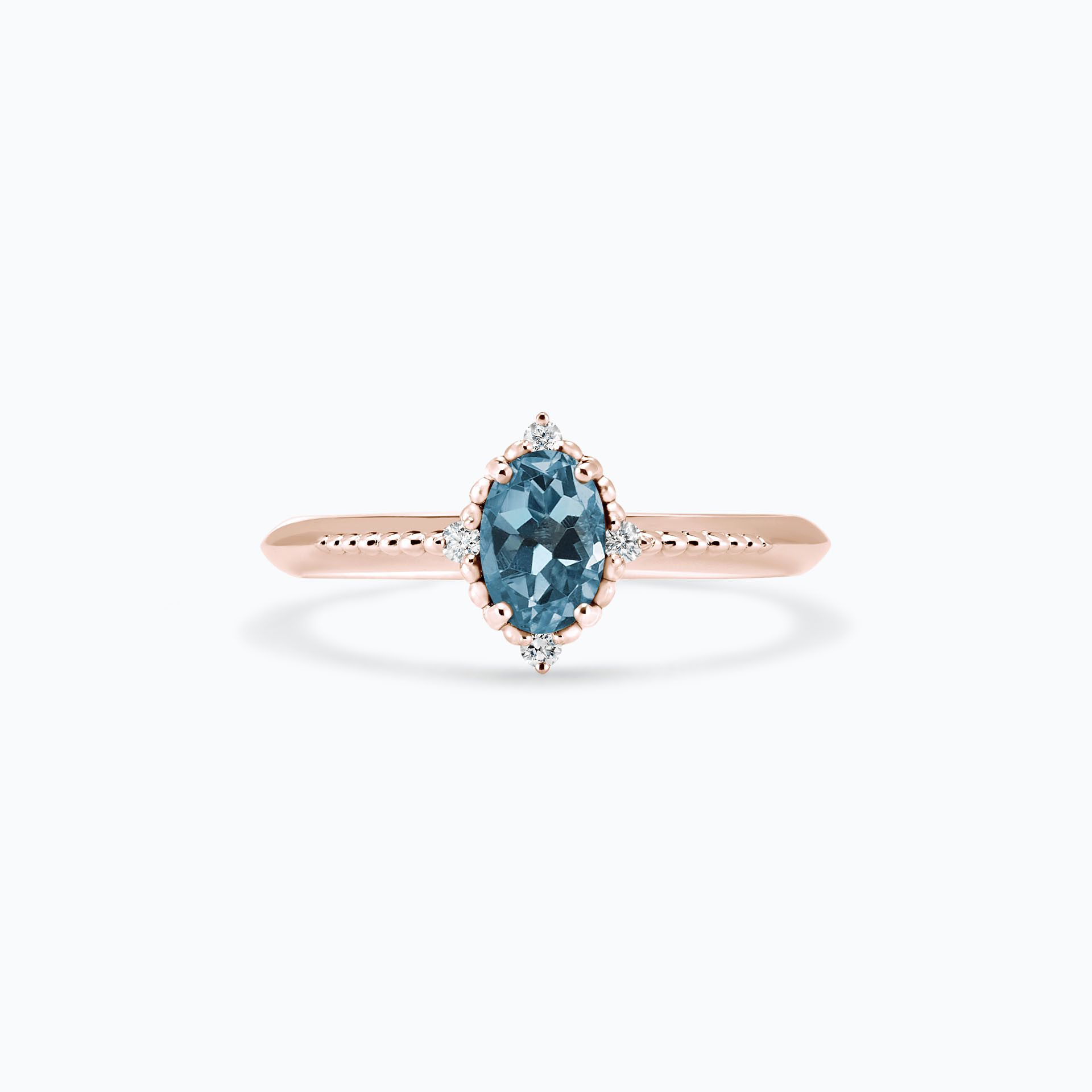 Solitaire Colette Aigue-Marine
