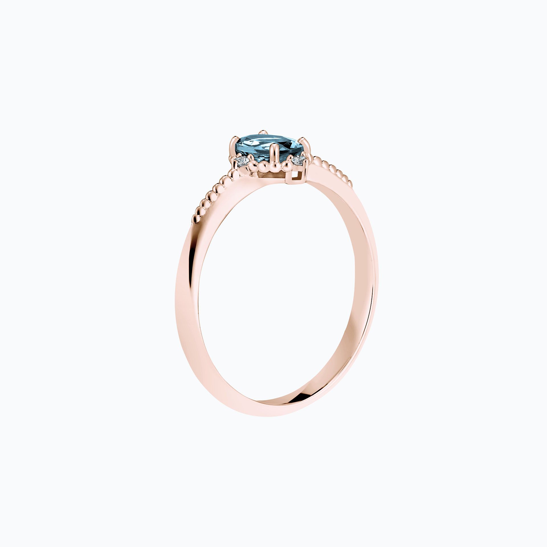 Solitaire Colette Aigue-Marine