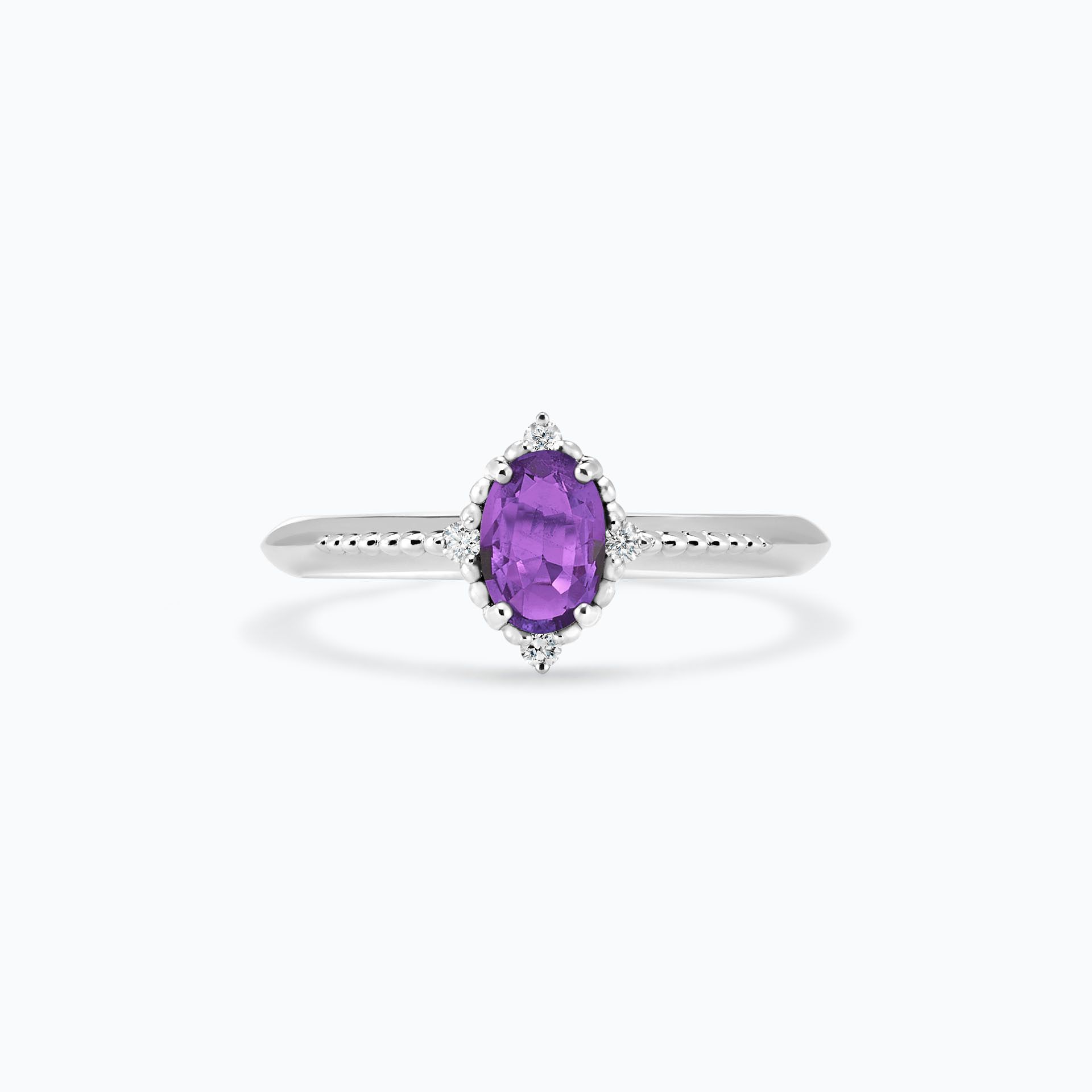 Solitaire Colette Améthyste