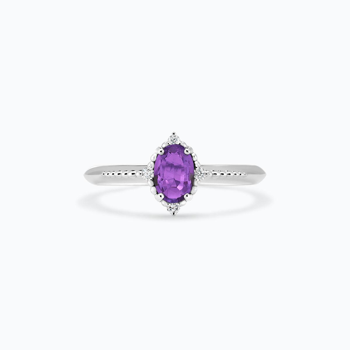 Solitaire Colette Améthyste