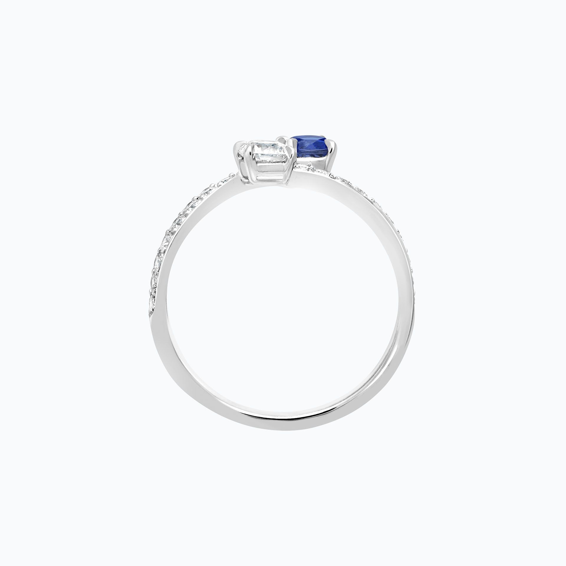 Solitaire De Beauvoir et Sartre Tanzanite