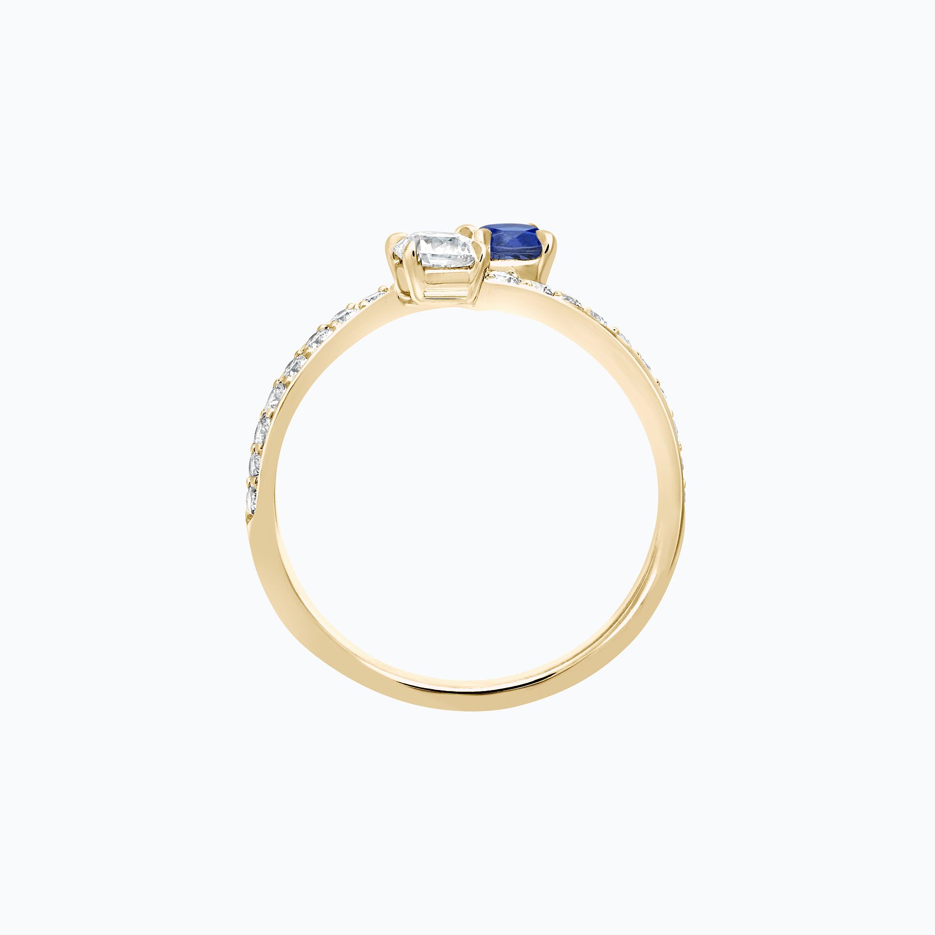 Solitaire De Beauvoir et Sartre Tanzanite