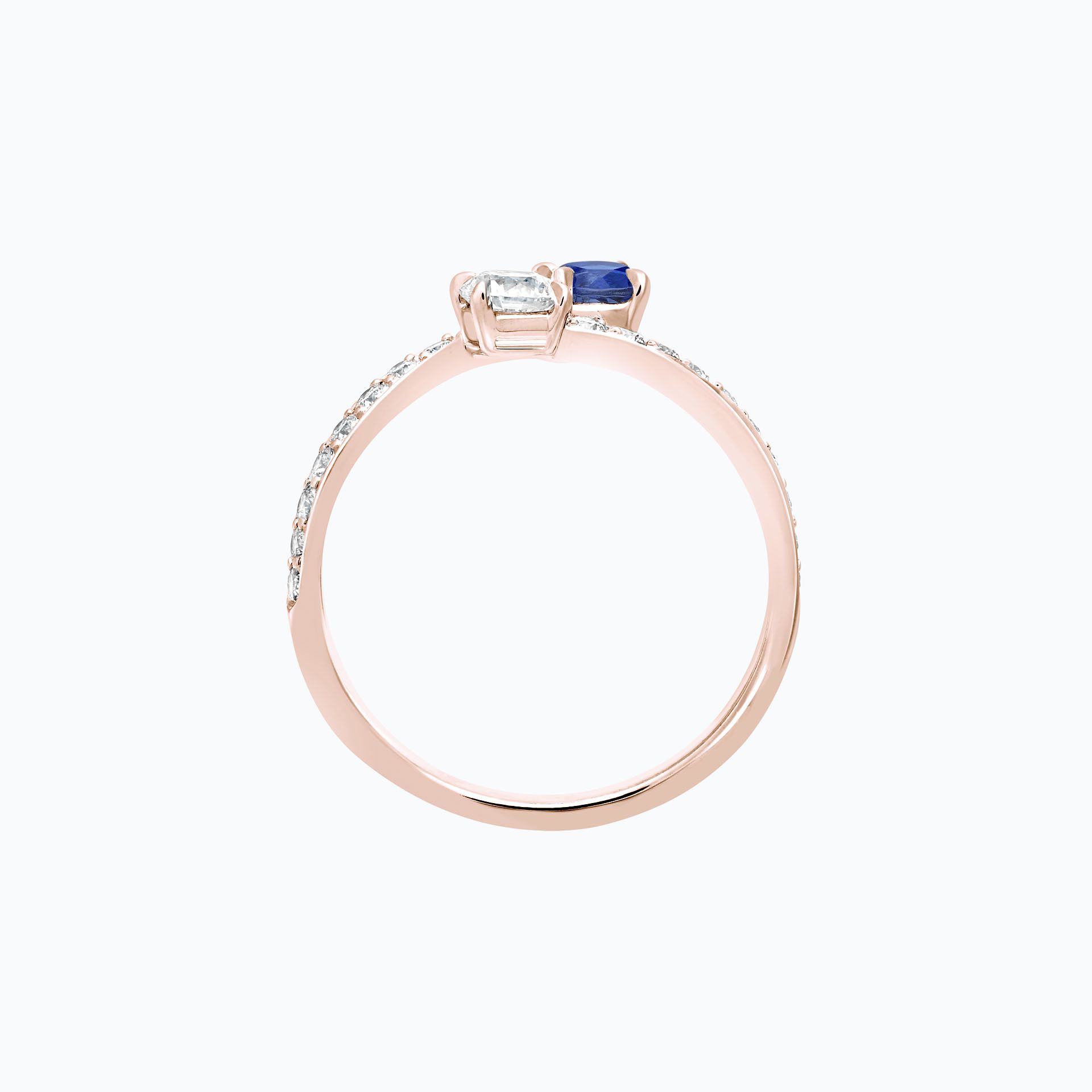 Solitaire De Beauvoir et Sartre Tanzanite