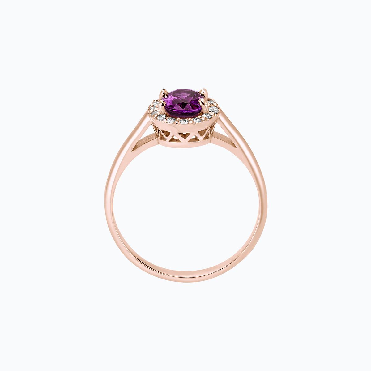 Solitaire Diana Améthyste