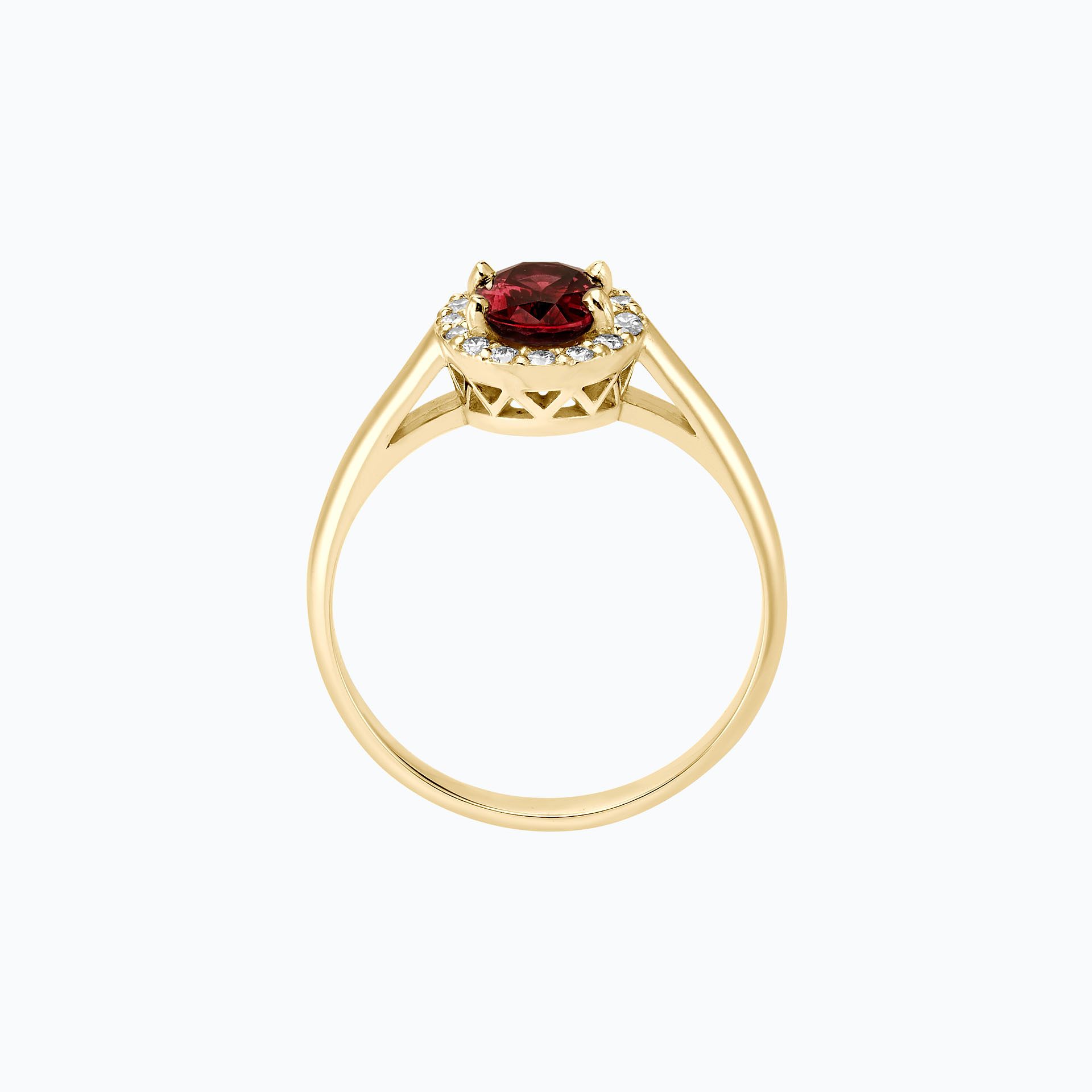 Solitaire Diana Grenat