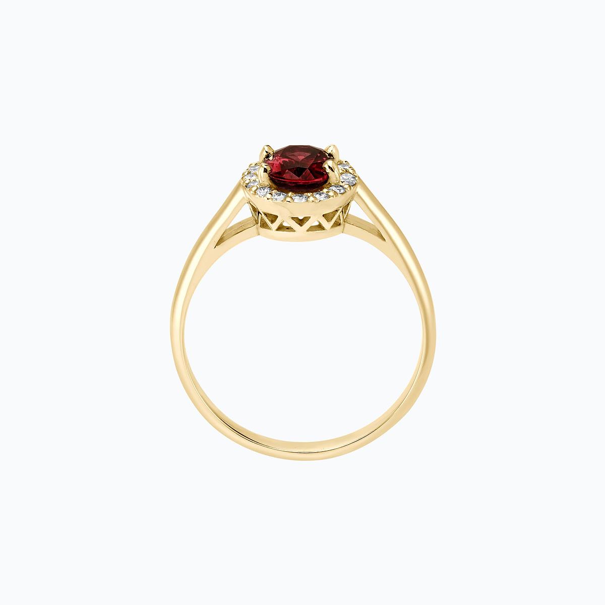 Solitaire Diana Grenat