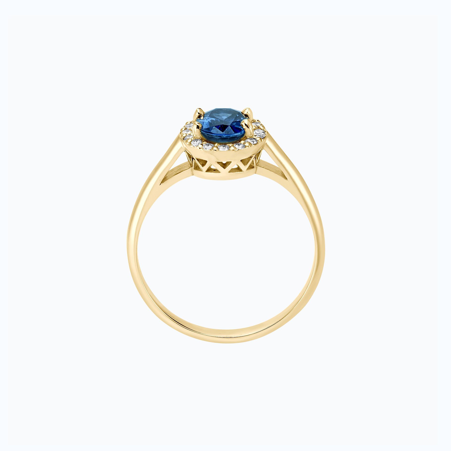 Solitaire Diana Topaze Blue London