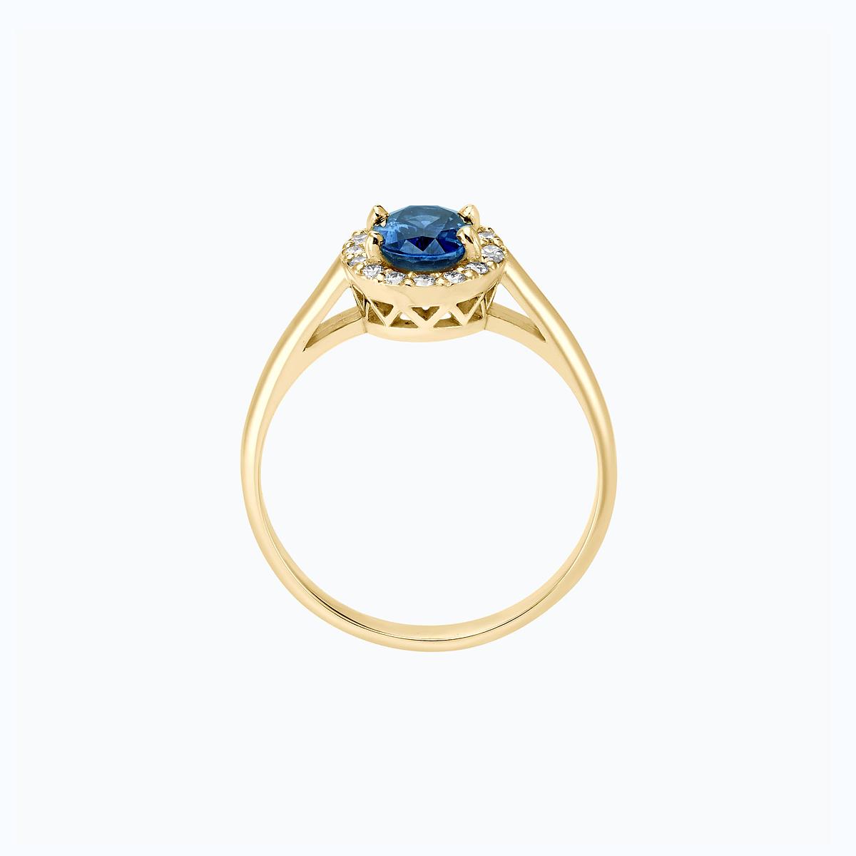 Solitaire Diana Topaze Blue London