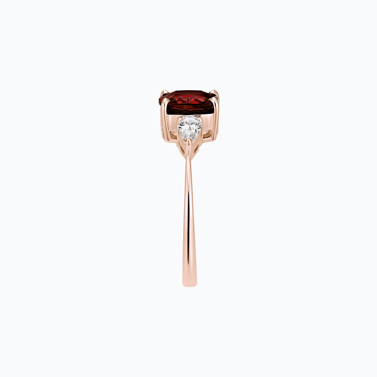 Solitaire Buckingham Grenat 7 x 7 mm