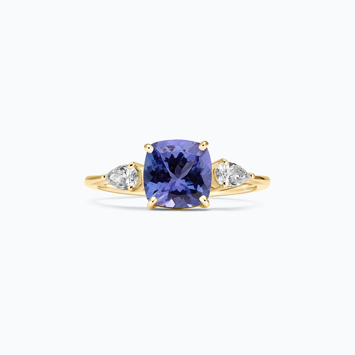 Solitaire Buckingham Tanzanite 7 x 7 mm