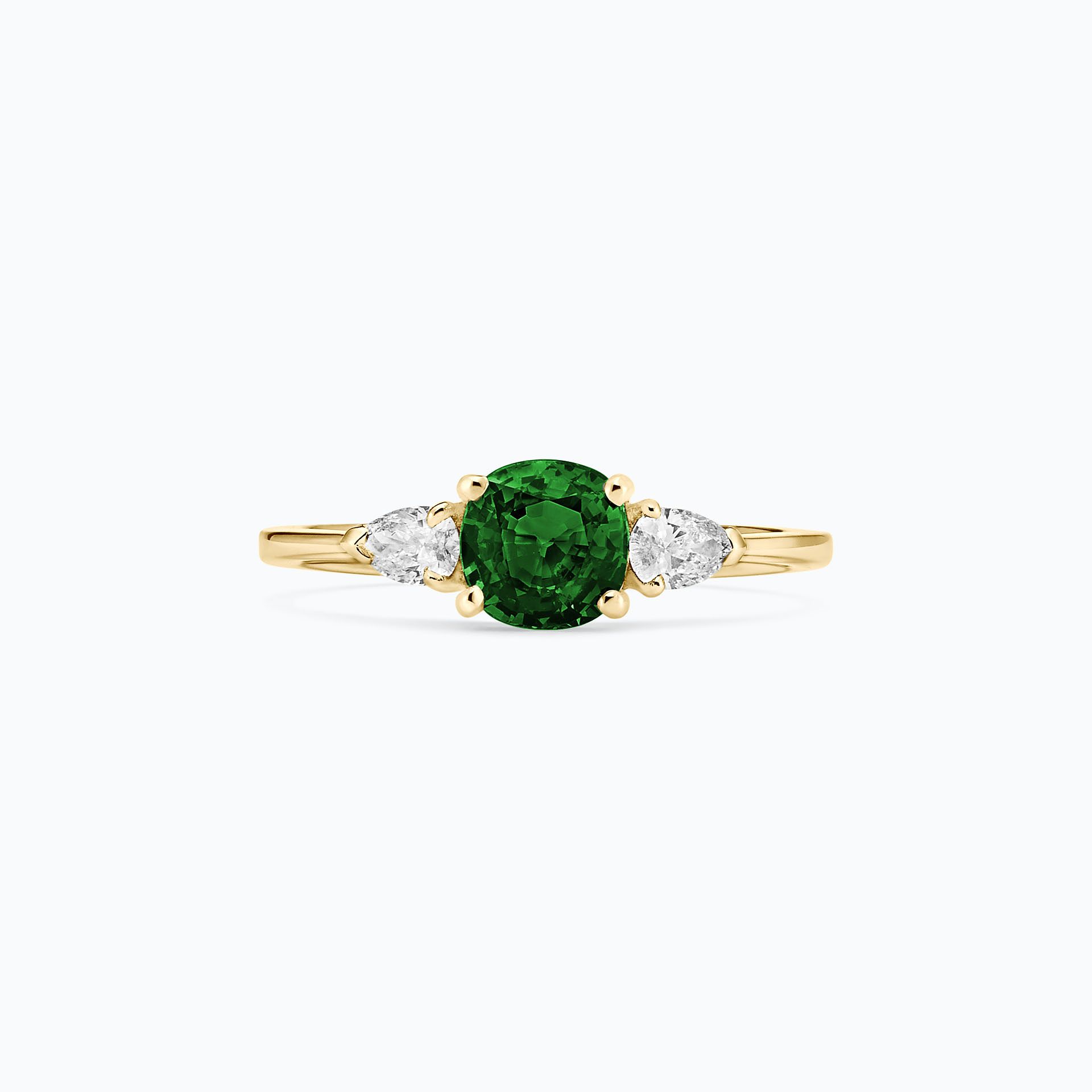 Solitaire Buckingham Tsavorite 6 x 6 mm
