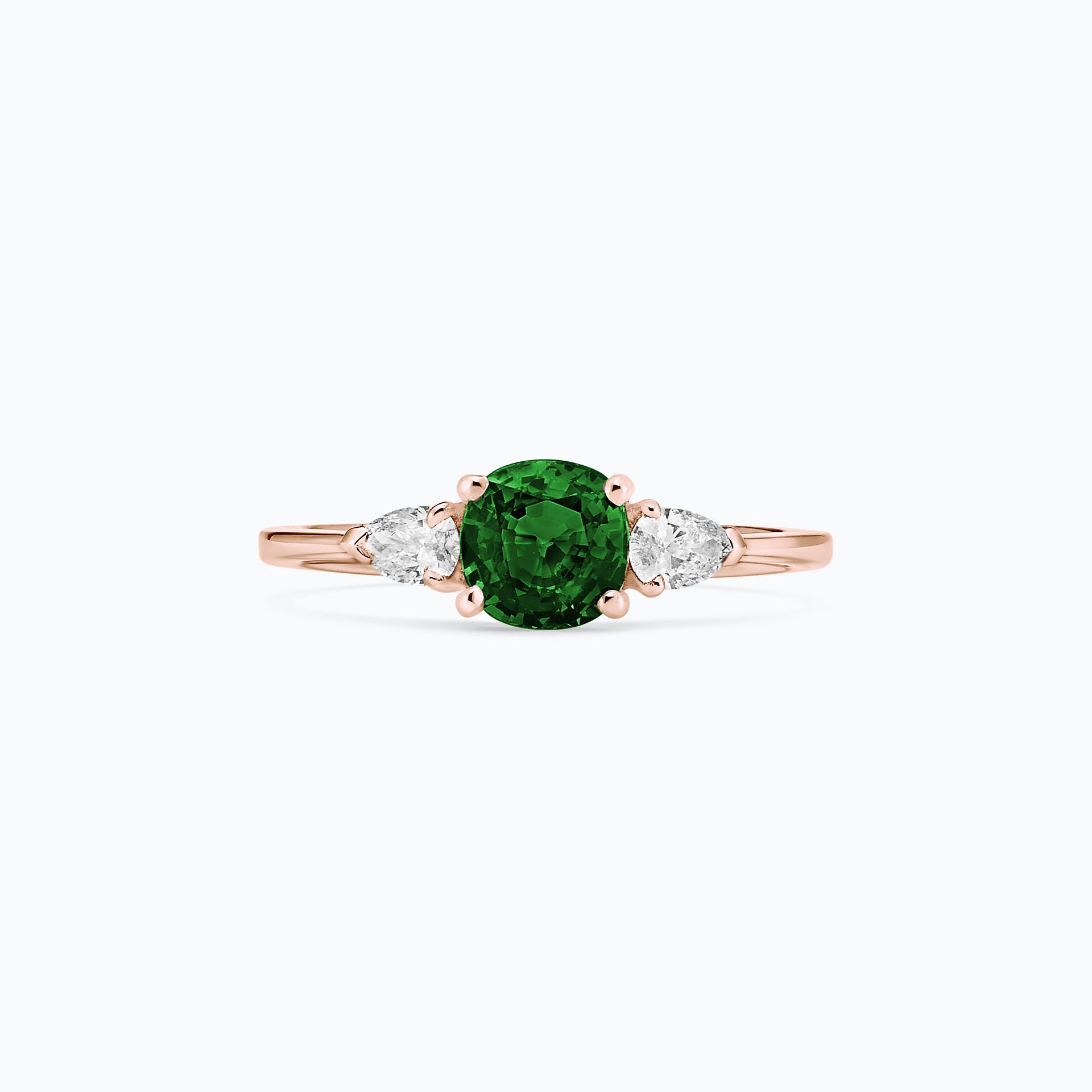 Solitaire Buckingham Tsavorite 6 x 6 mm