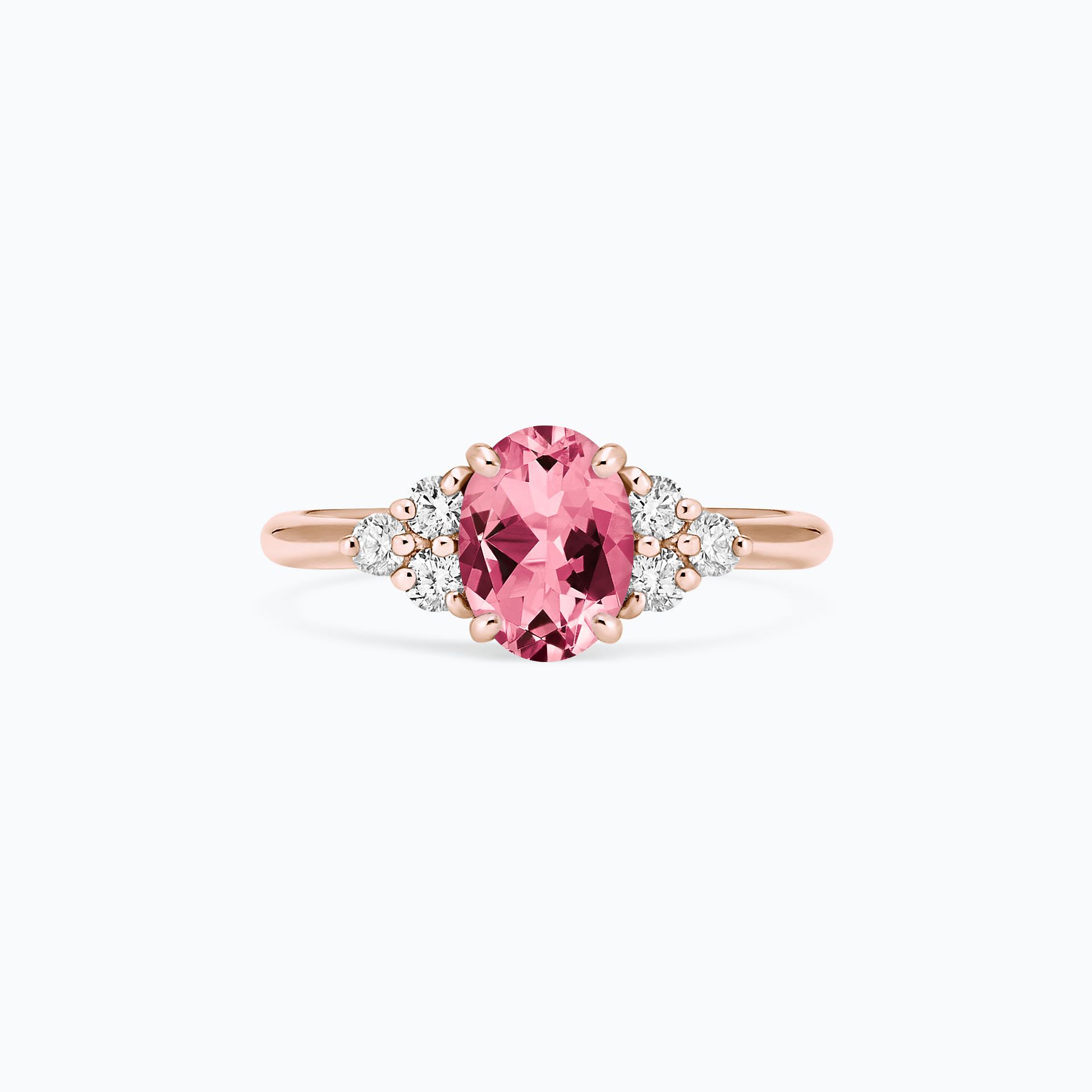Solitaire Catherine Tourmaline 8 x 6 mm