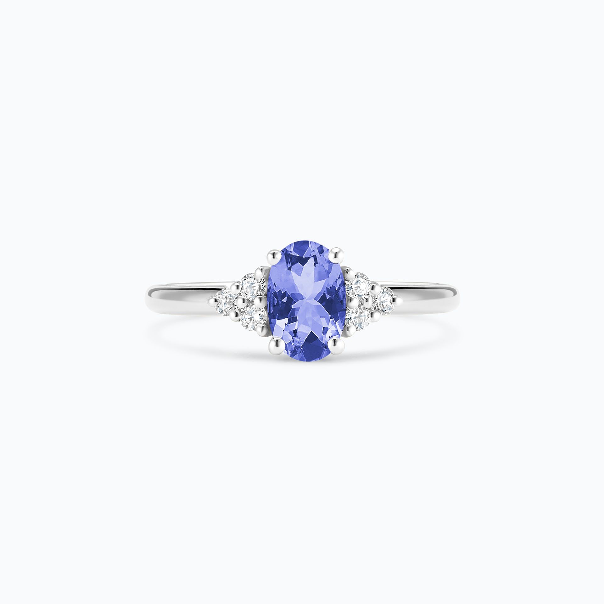 Solitaire Catherine Tanzanite 7 x 5 mm