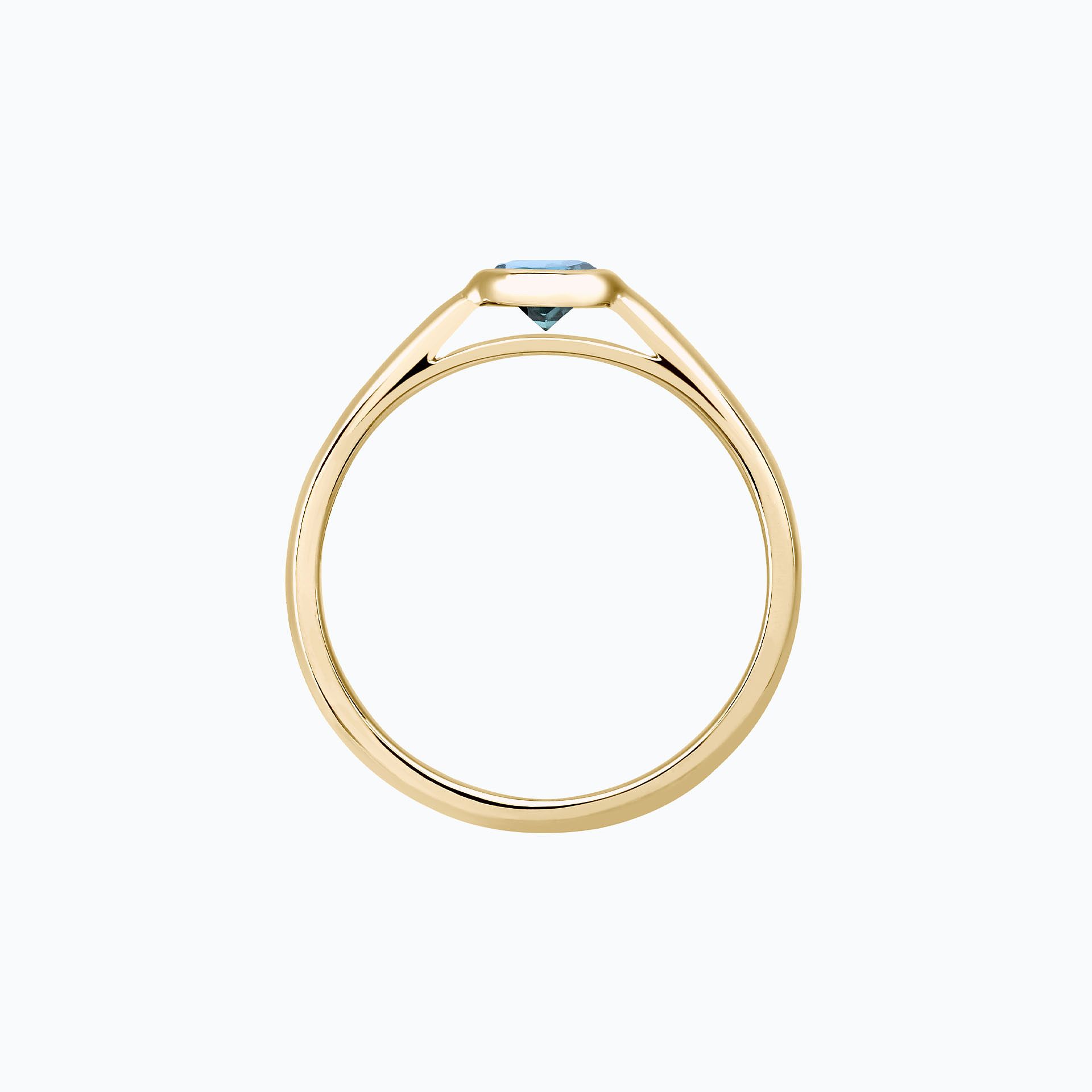 Solitaire Chloé Aigue-Marine