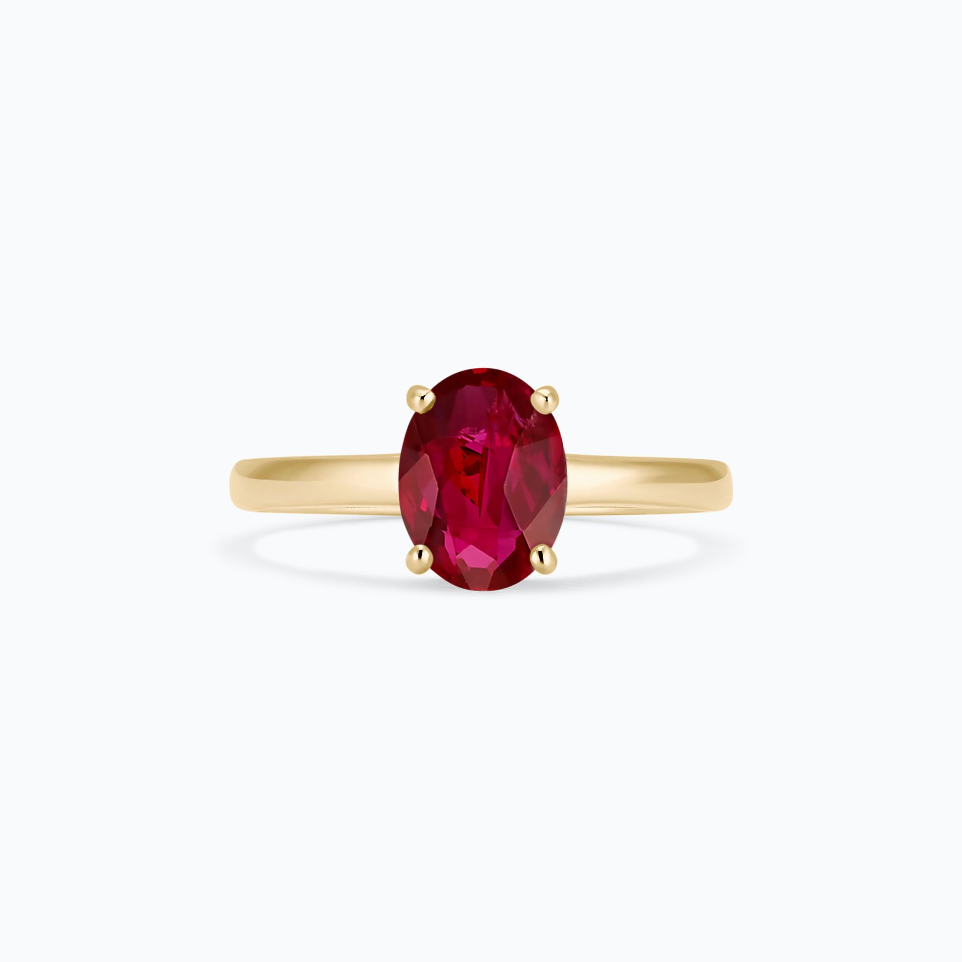 Solitaire Érine Rubis