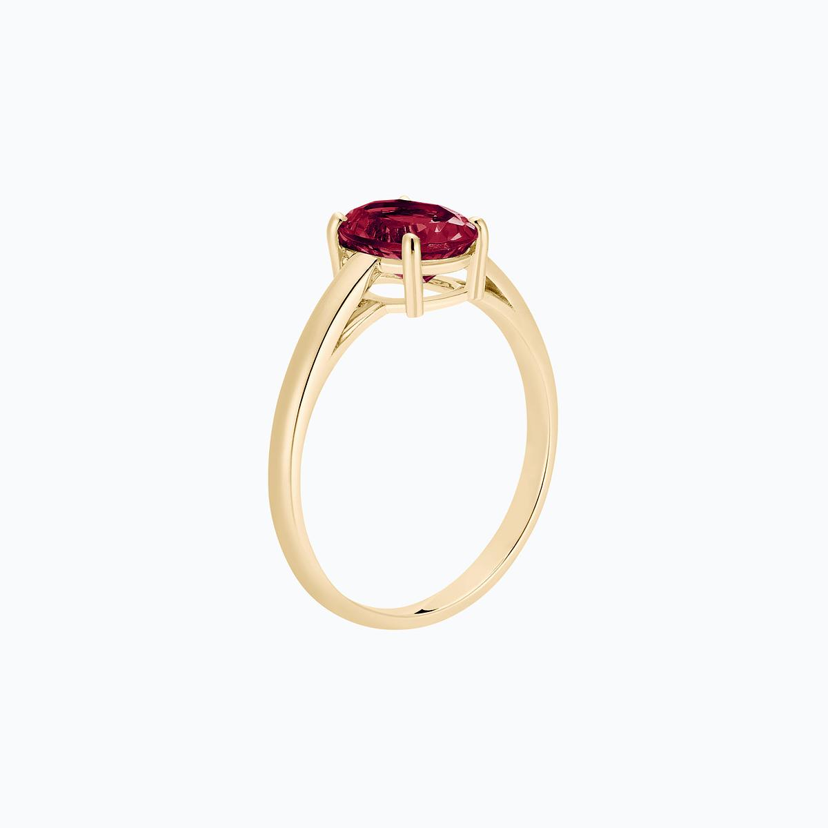 Solitaire Érine Rubis