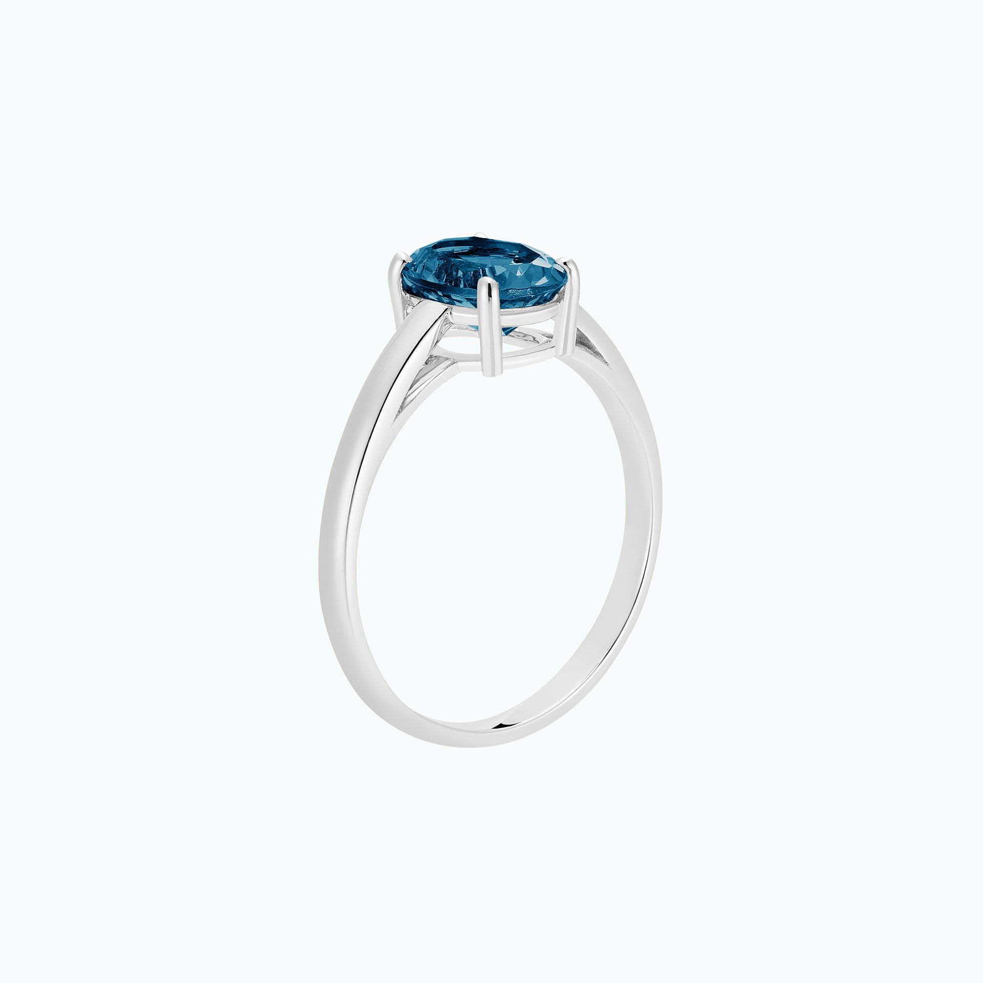 Solitaire Érine Topaze Blue London