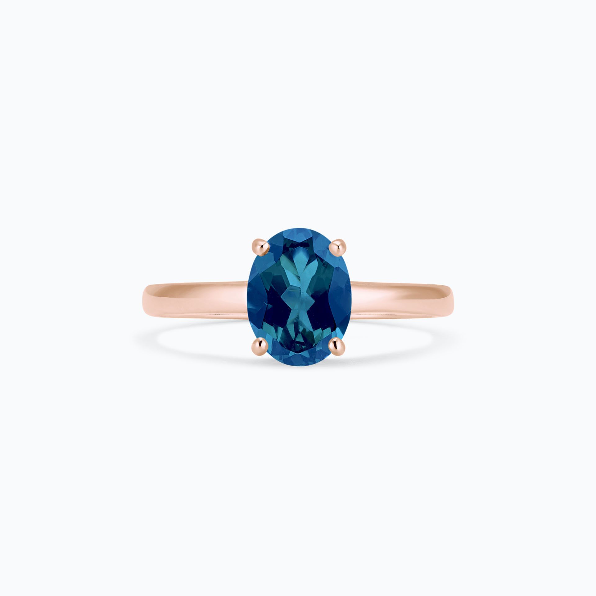 Solitaire Érine Topaze Blue London