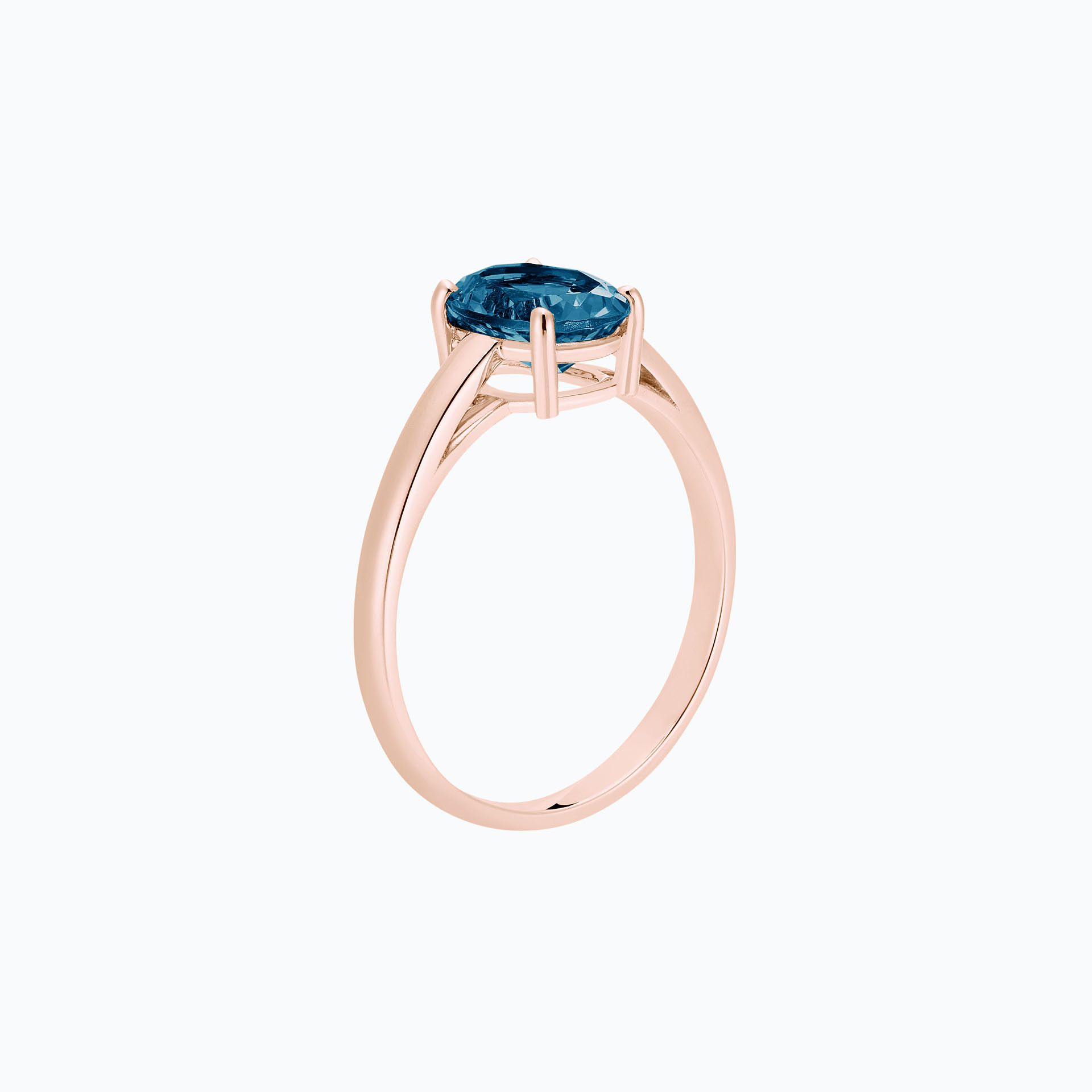 Solitaire Érine Topaze Blue London