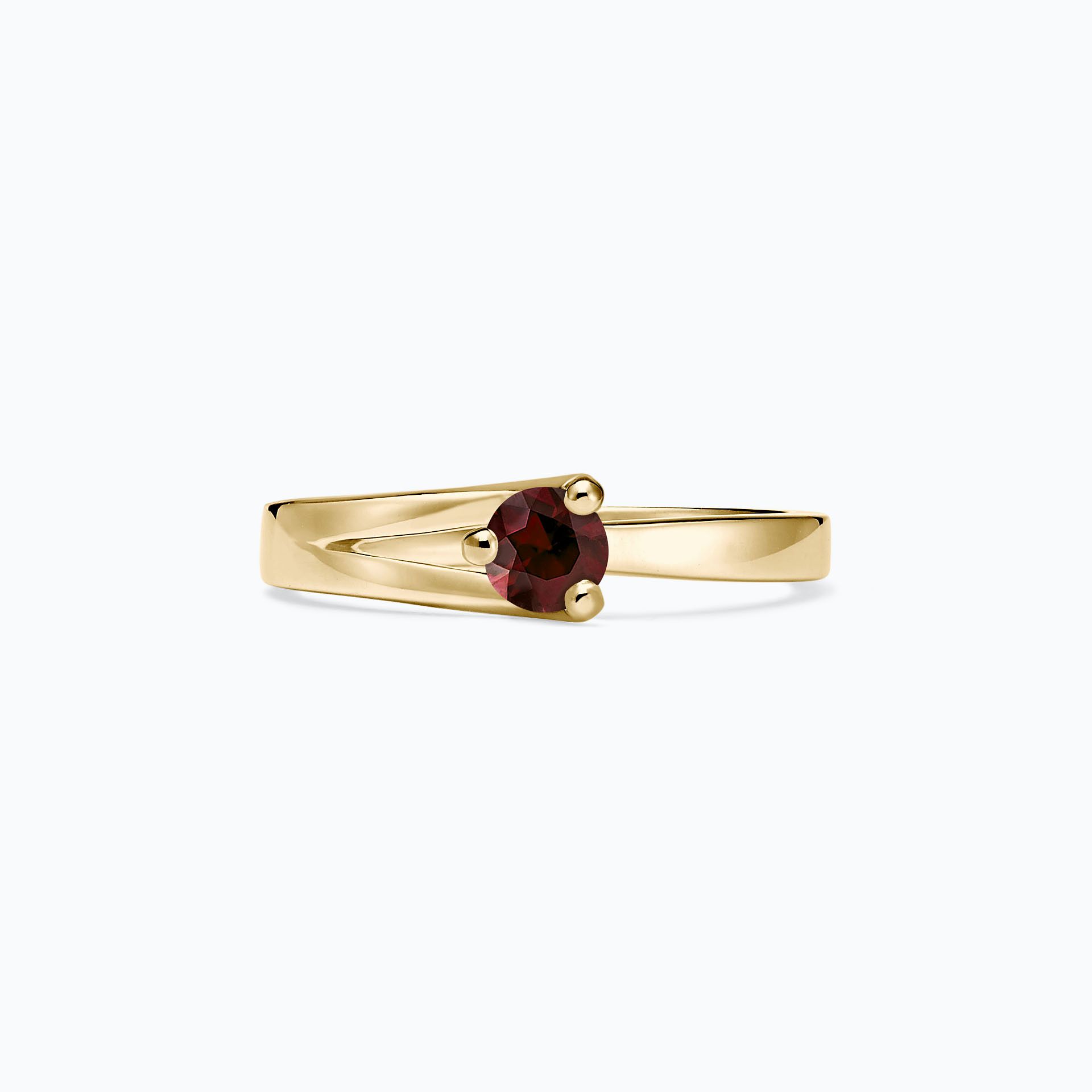 Solitaire Étoile Grenat 4.5 mm
