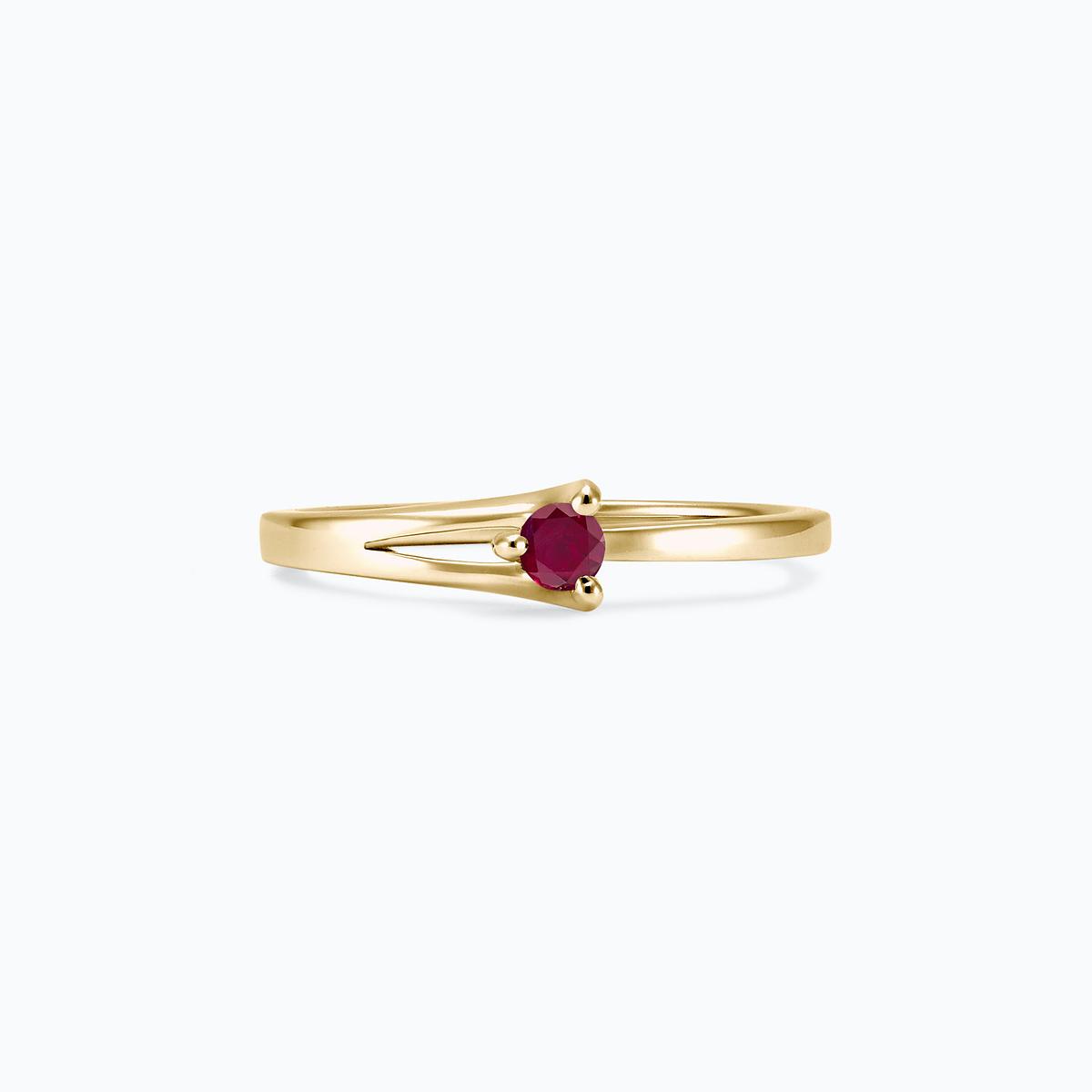 Solitaire Étoile Rubis 3.5 mm