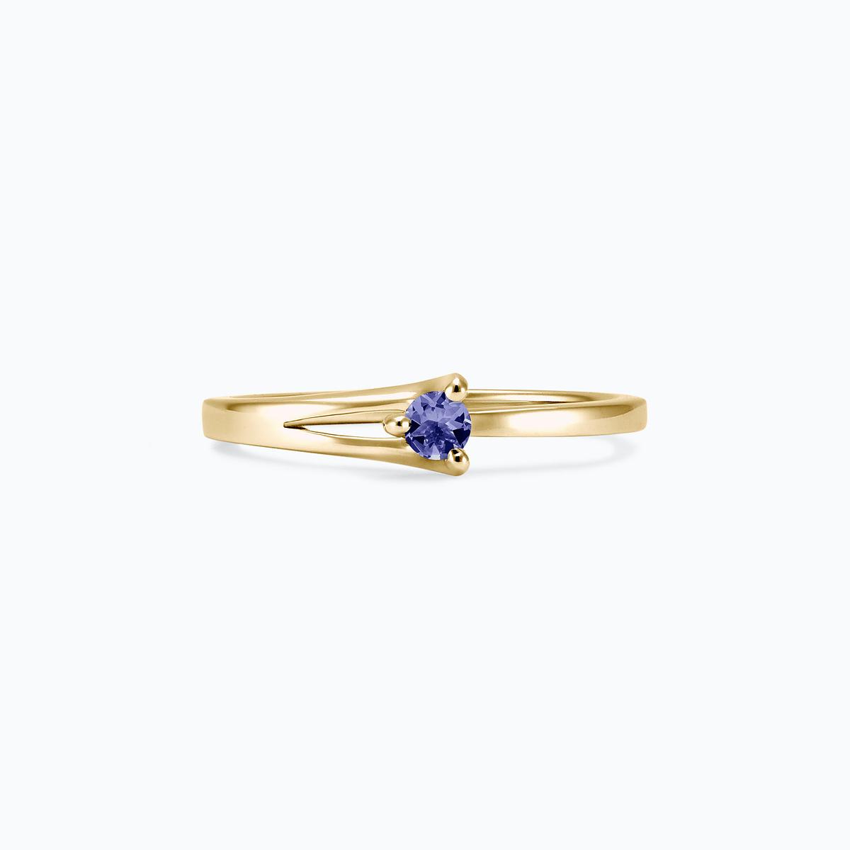 Solitaire Étoile Tanzanite 3.5 mm