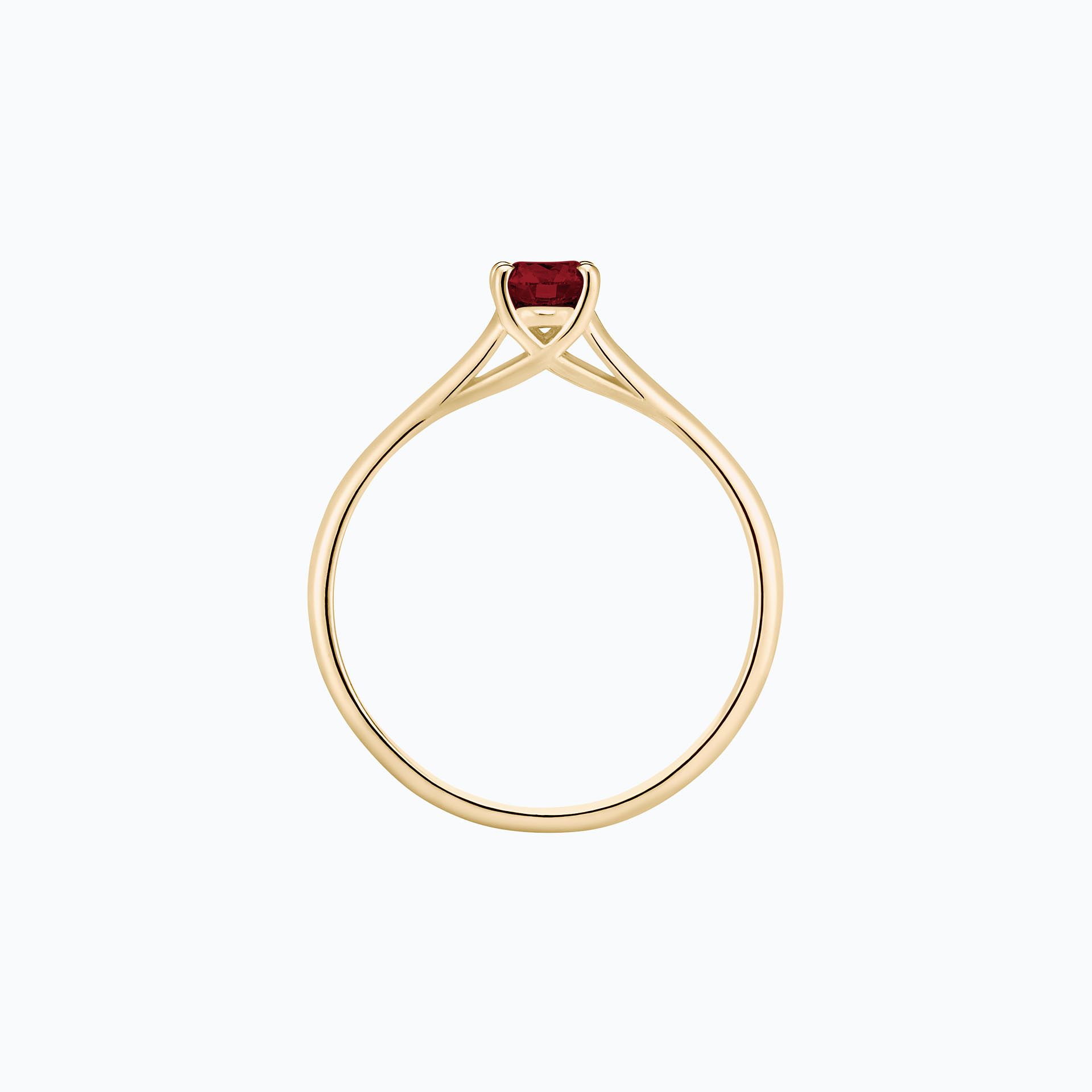 Solitaire Fanny Grenat 3.5 mm