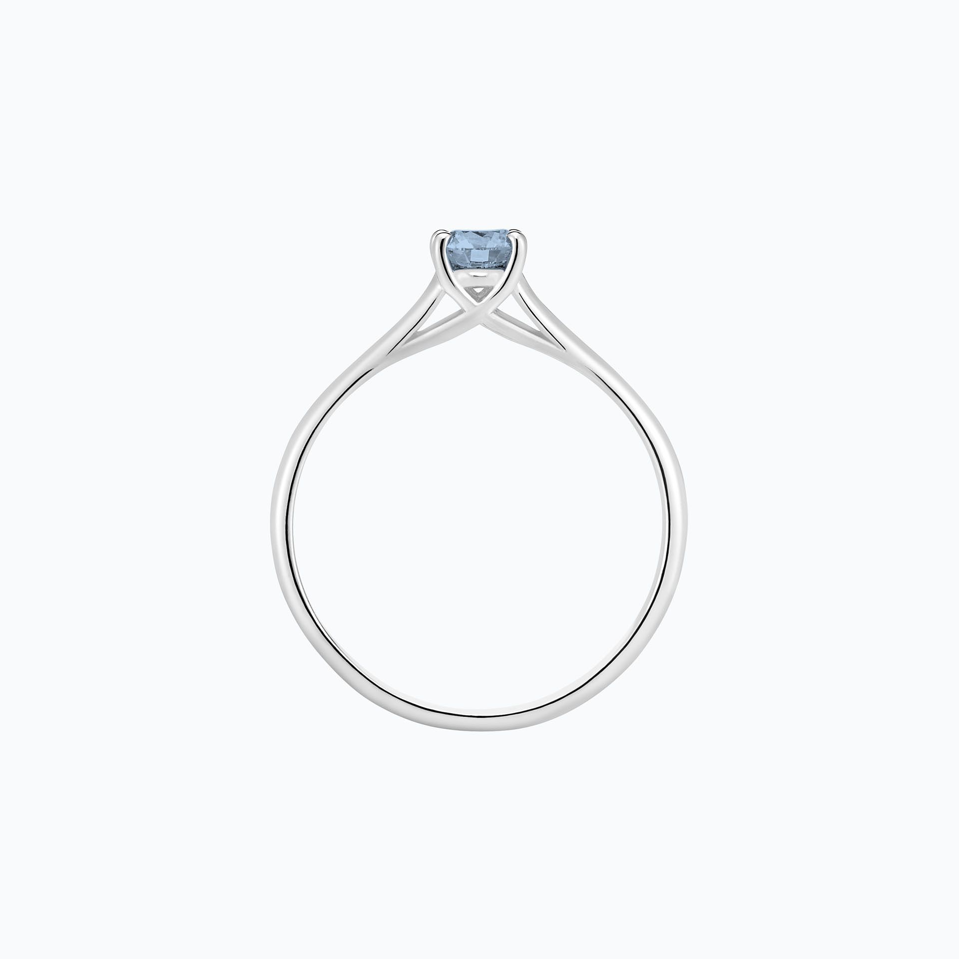 Solitaire Fanny Saphir Bleu Tendre 3.5 mm