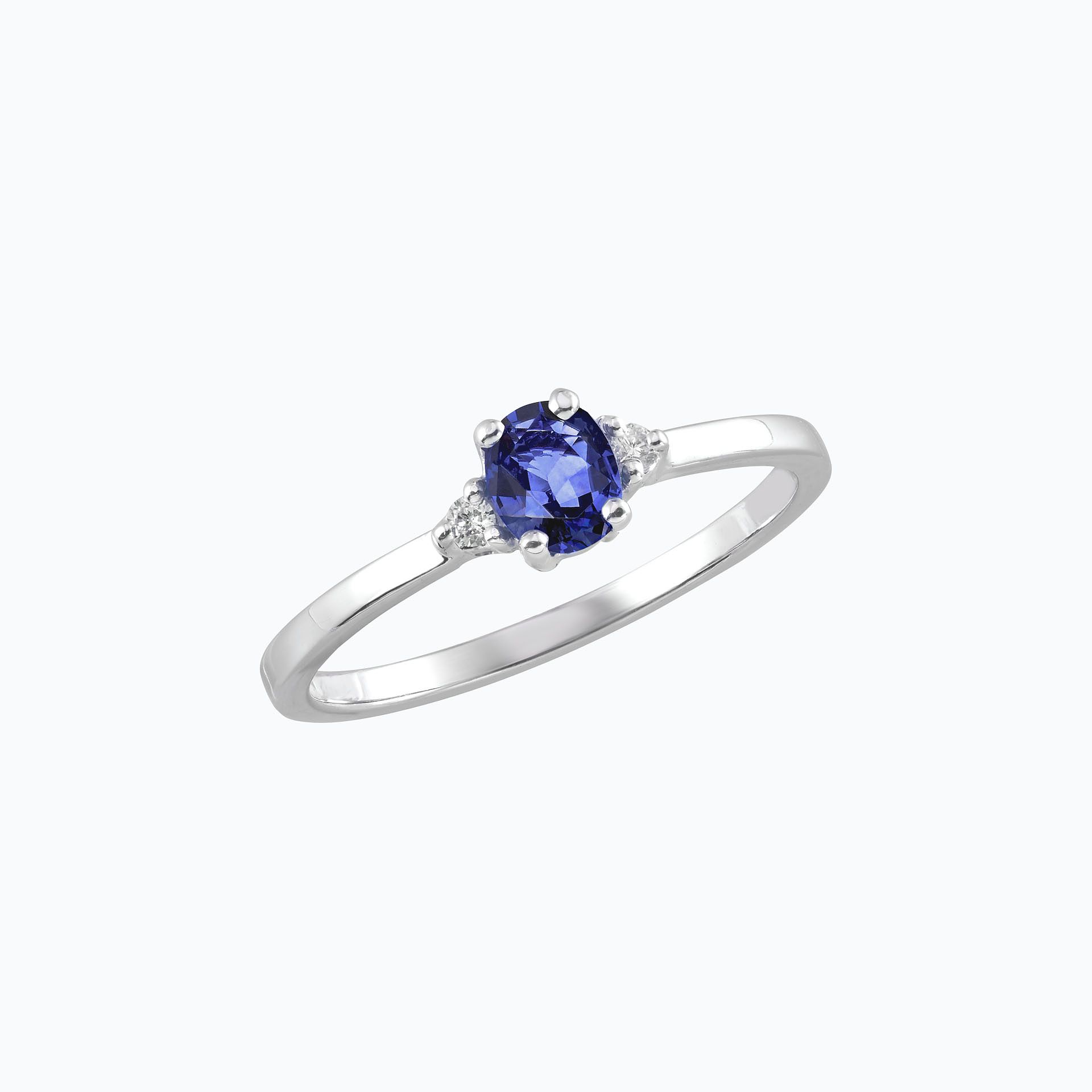 Solitaire Elisabeth Tanzanite 6 x 4 mm