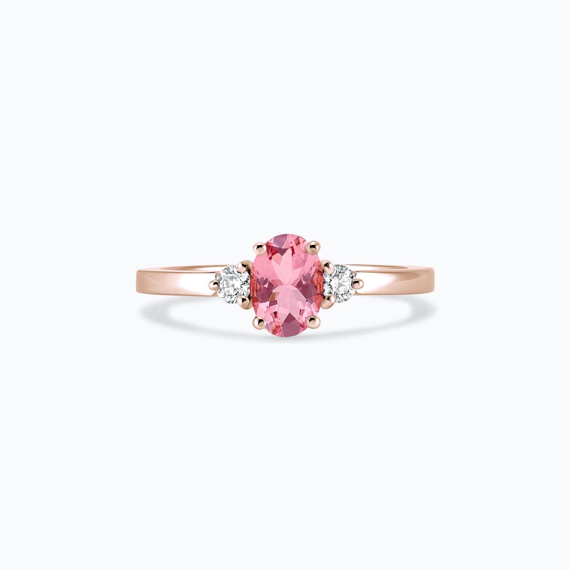 Solitaire Elisabeth Tourmaline 7 x 5 mm