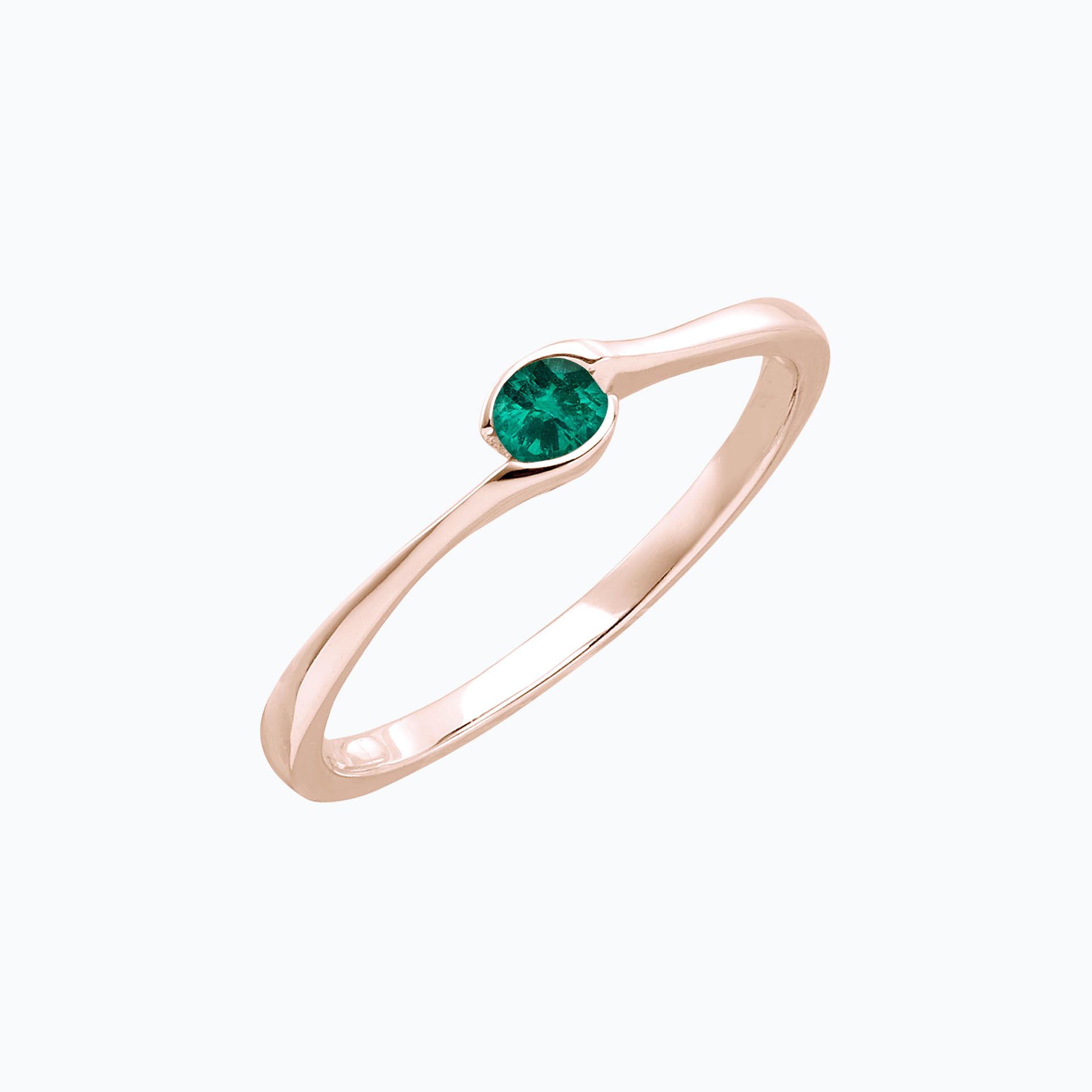 Solitaire Emma Émeraude 3.5 mm