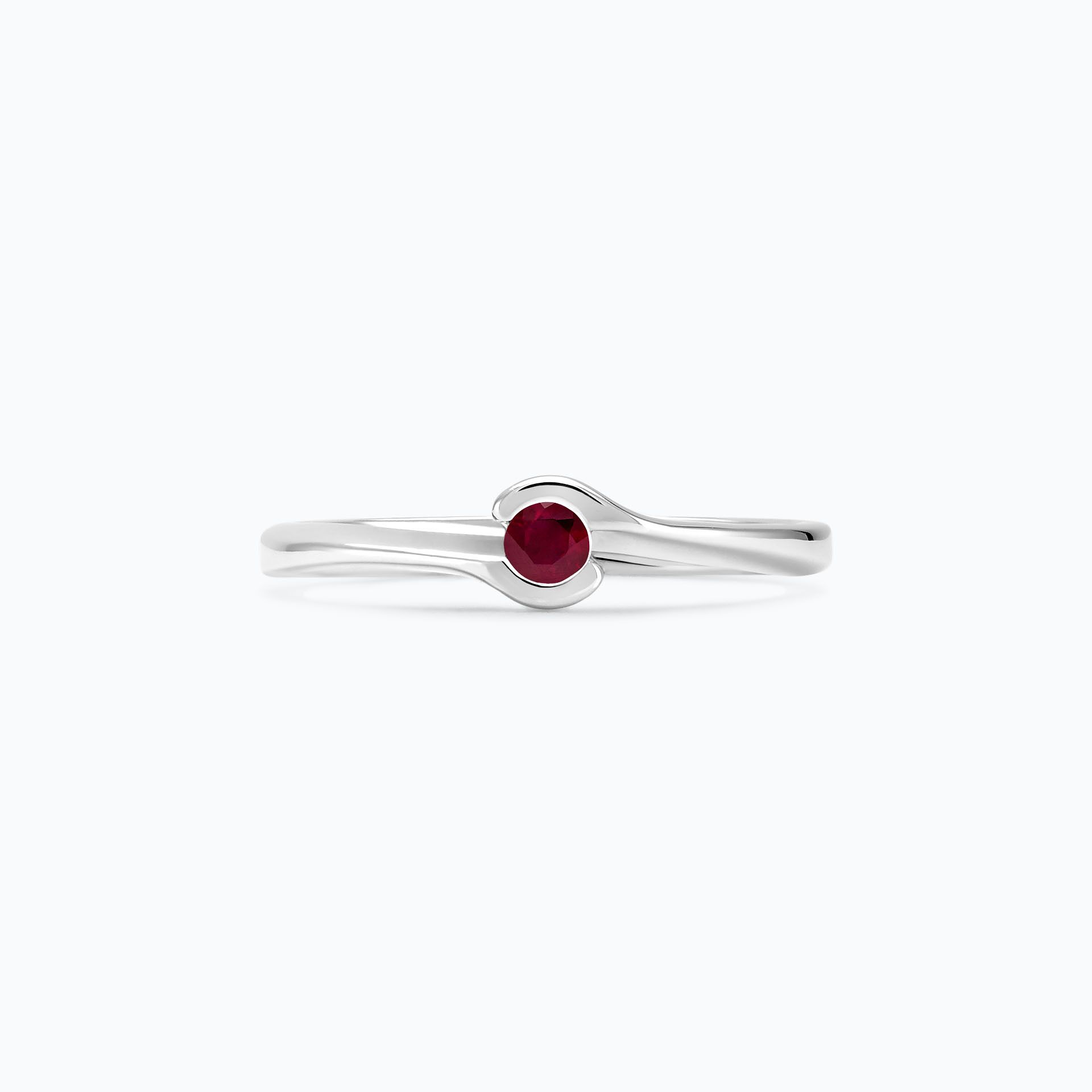 Solitaire Emma Rubis 3.5 mm
