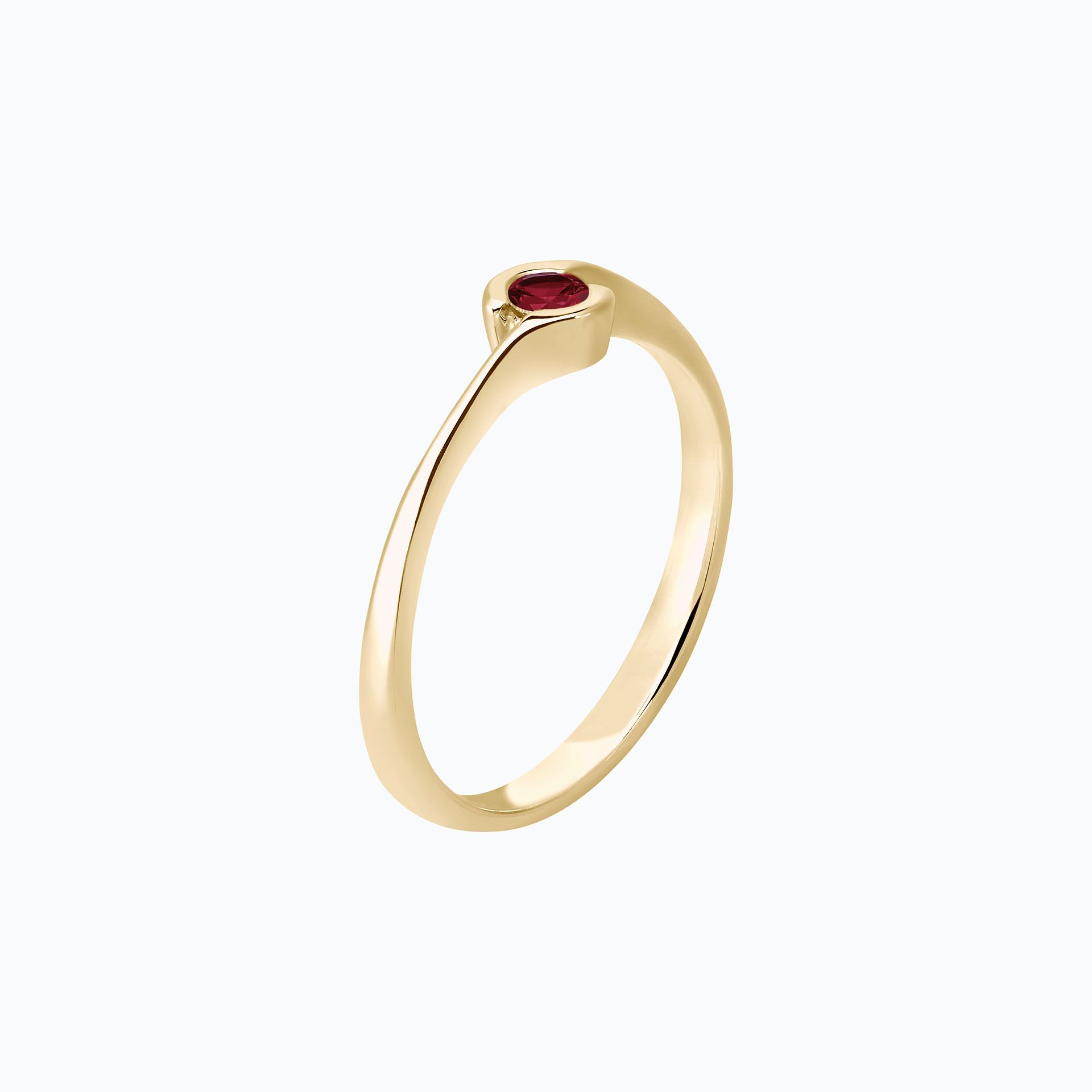 Solitaire Emma Rubis 3.5 mm