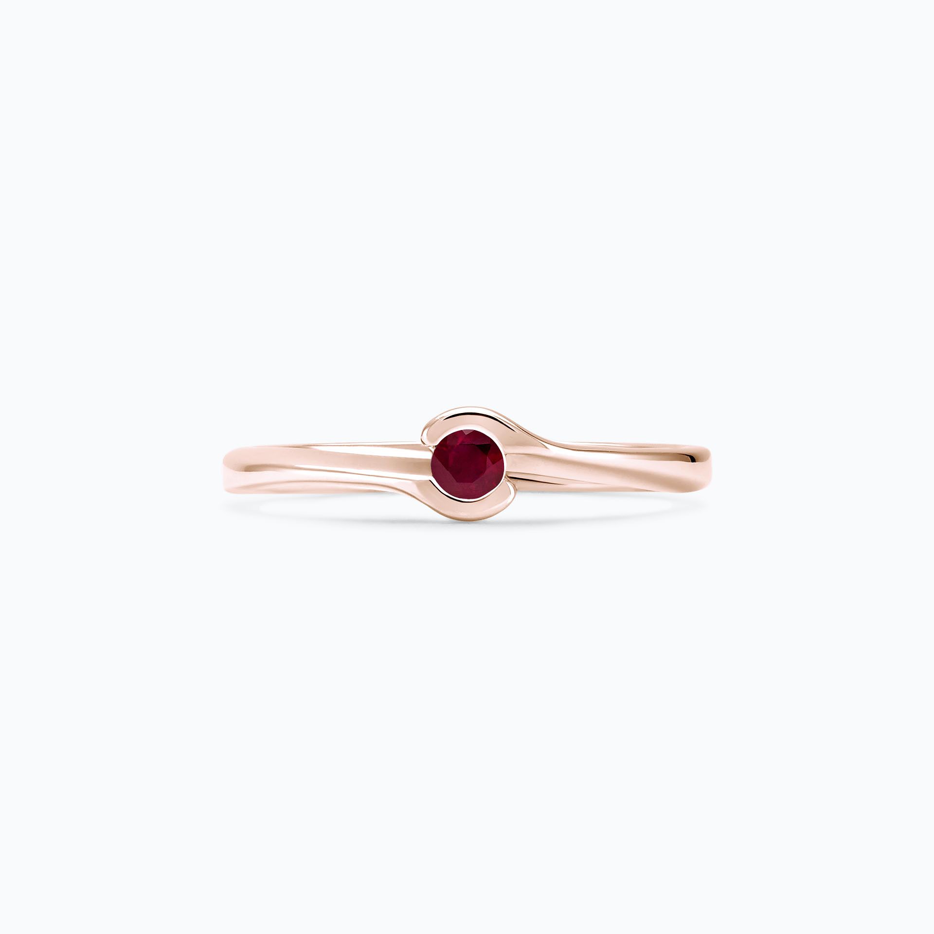 Solitaire Emma Rubis 3.5 mm