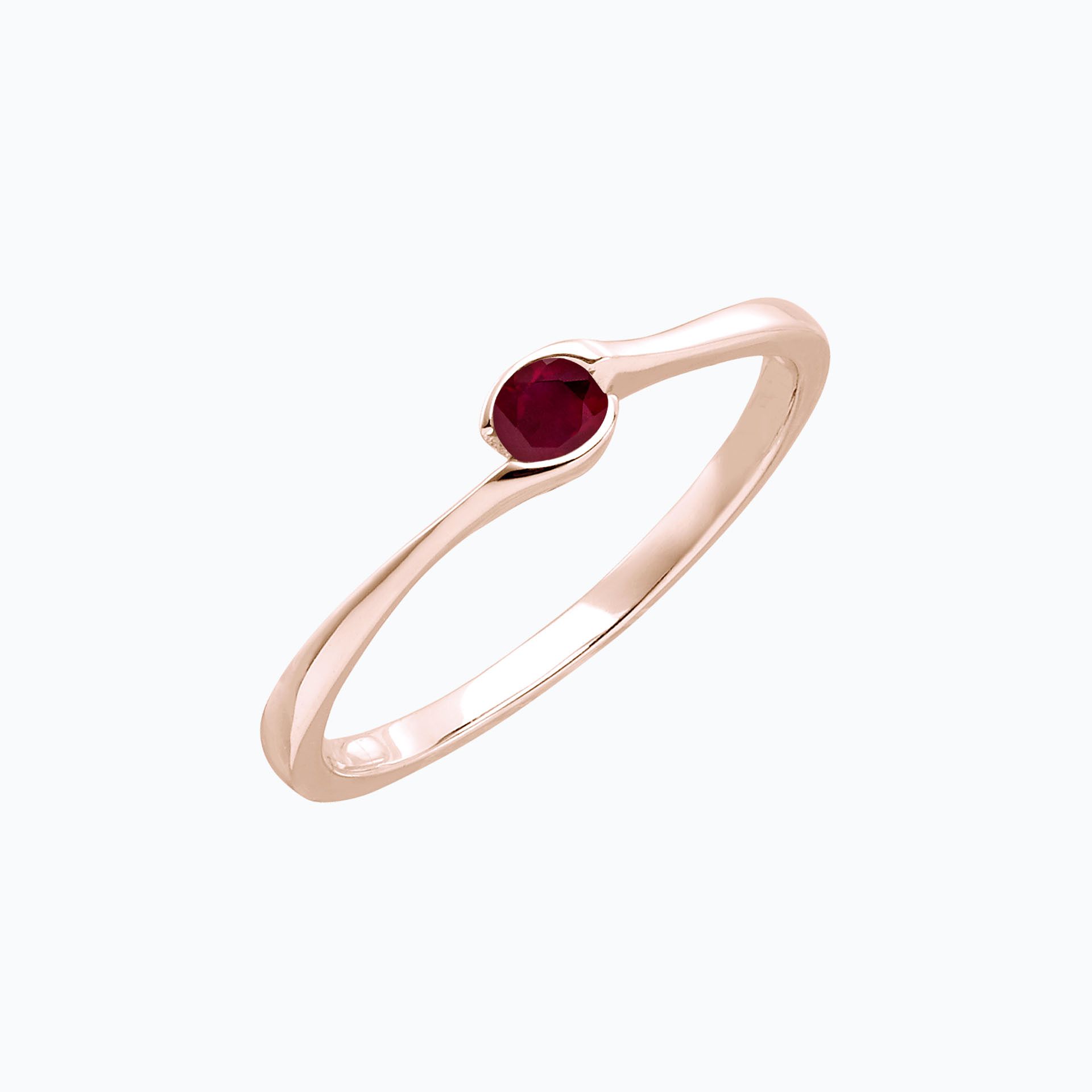 Solitaire Emma Rubis 3.5 mm