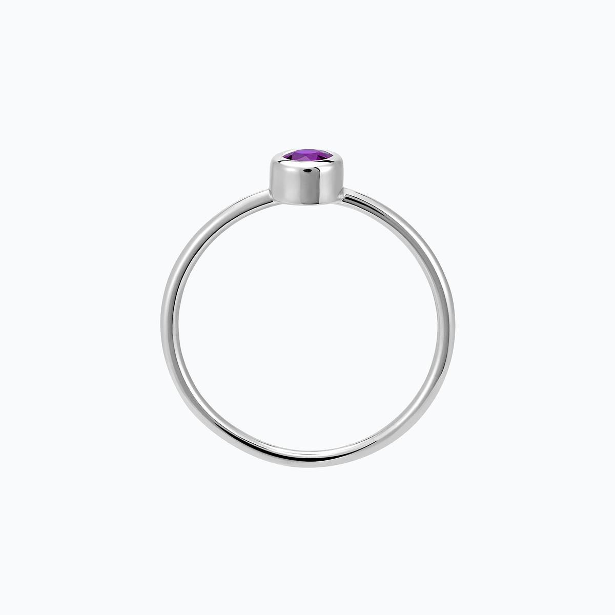 Solitaire Harmony Améthyste 3.5 mm