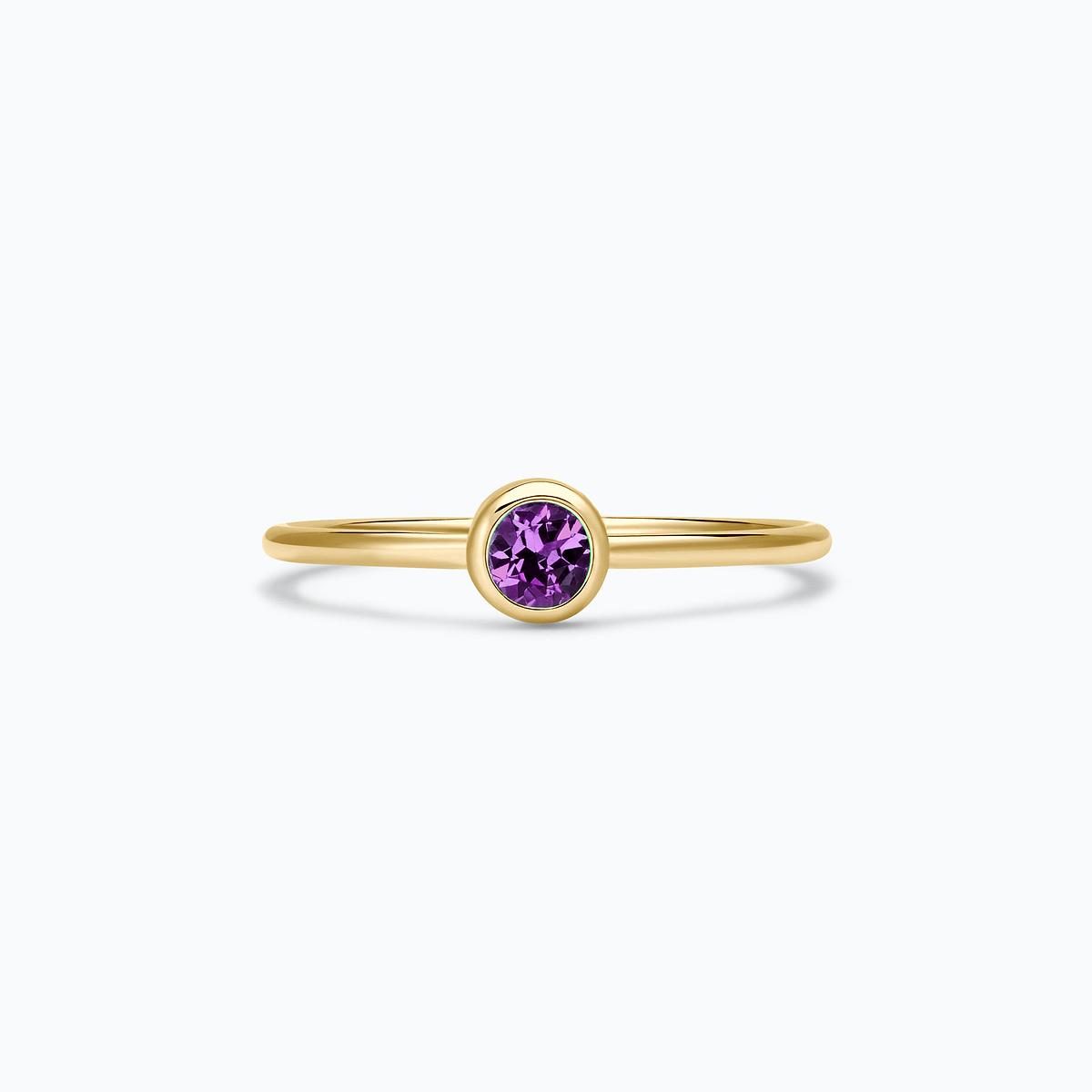 Solitaire Harmony Améthyste 3.5 mm