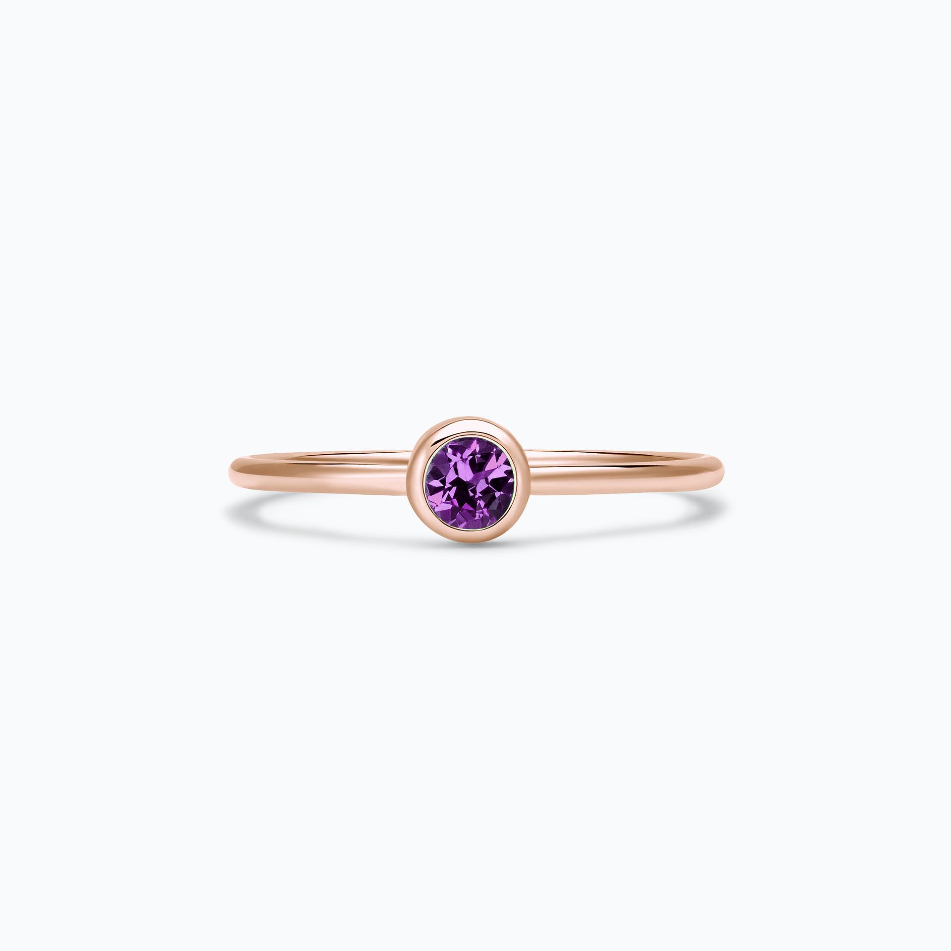 Solitaire Harmony Améthyste 3.5 mm