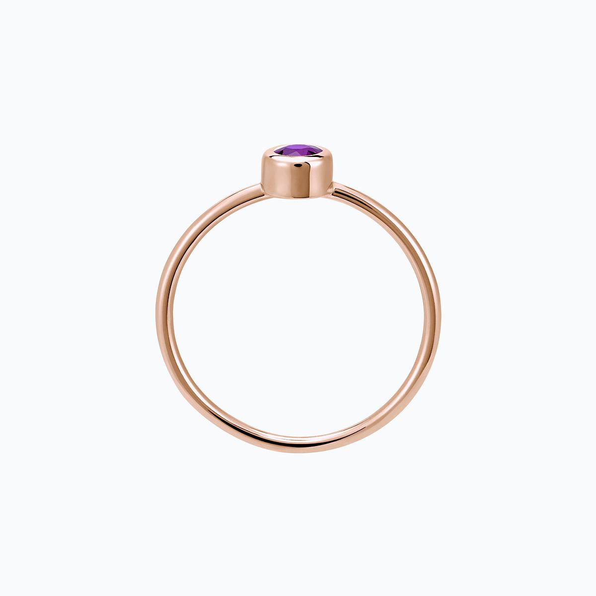 Solitaire Harmony Améthyste 3.5 mm